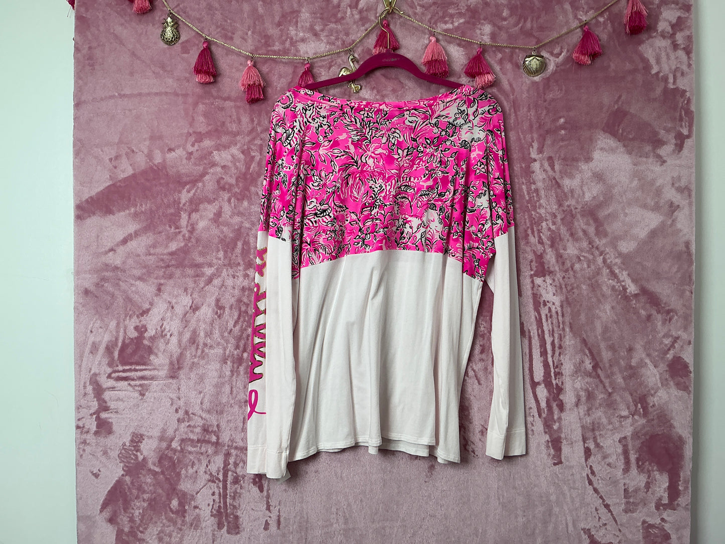 Lilly Pulitzer Long Sleeve Top - Size XL