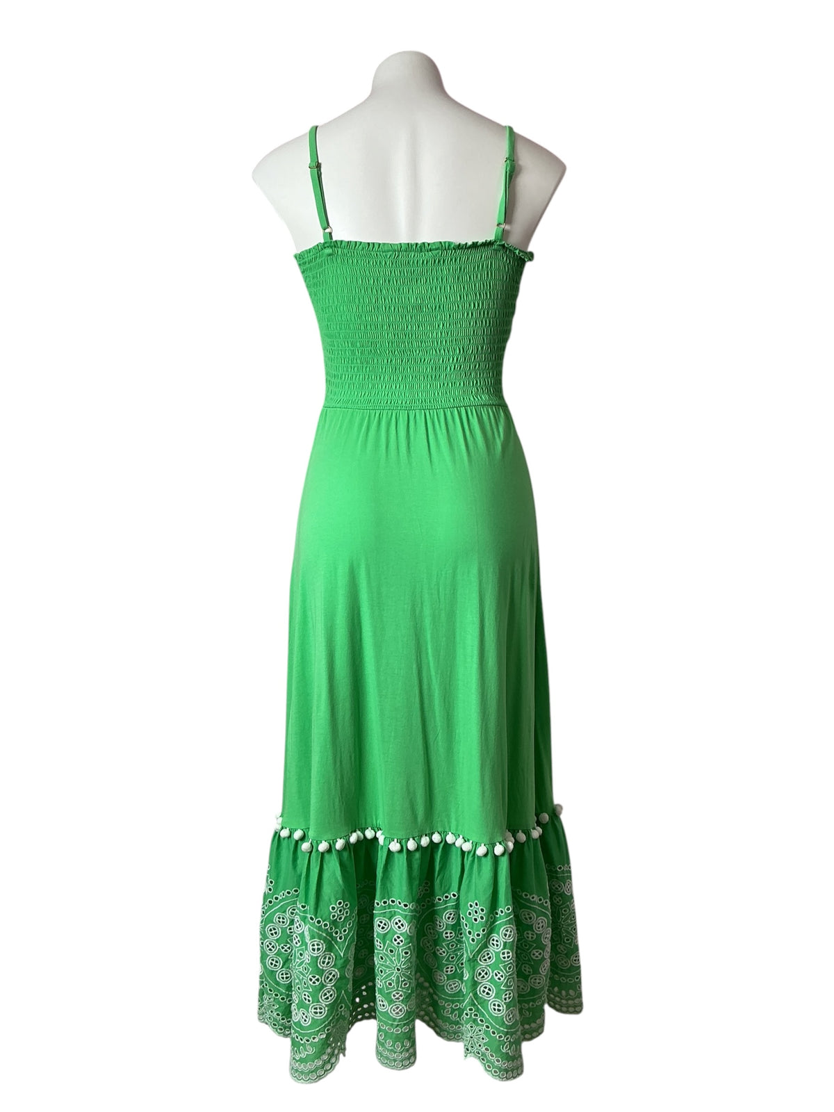 Lilly Pulitzer Modesto Smocked Midi Dress Cabana Green - Size S