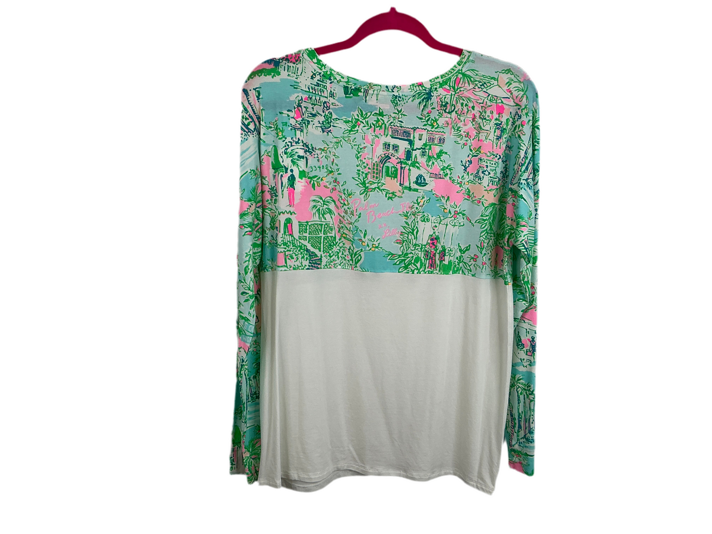 Lilly Pulitzer NWT Finn Top Lilly Loves Palm Beach- Size M