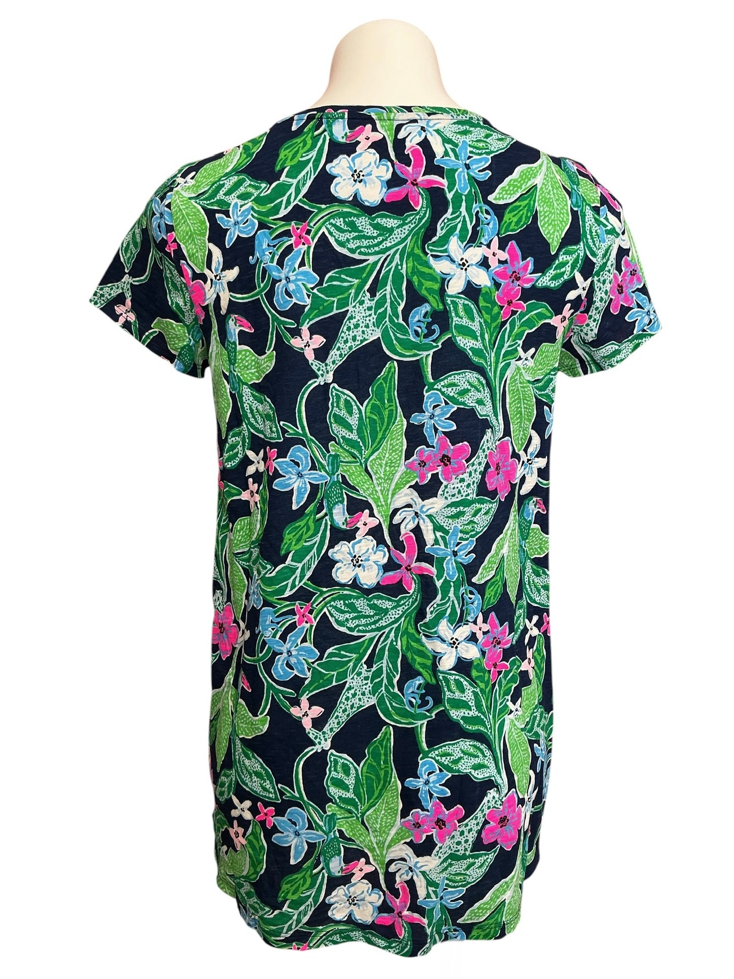 Lilly Pulitzer NWT Etta Scoop Neck Top Multi Untamed - Size M