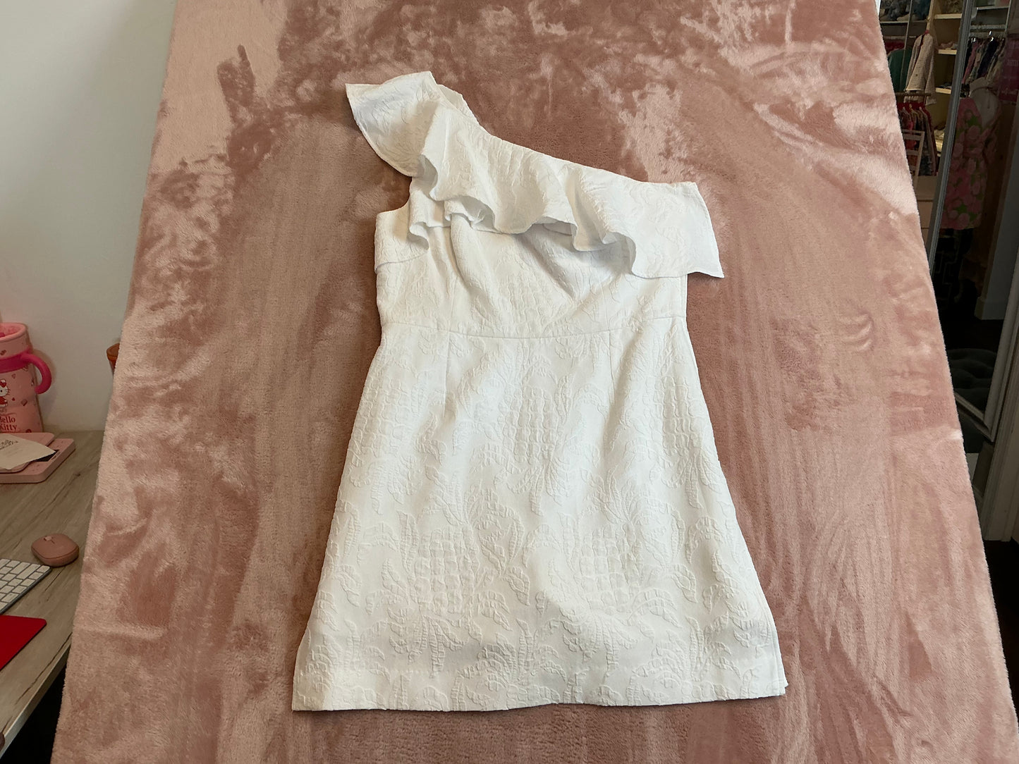 Lilly Pulitzer NWT Kipton romper resort white pineapple pucker - Size 14