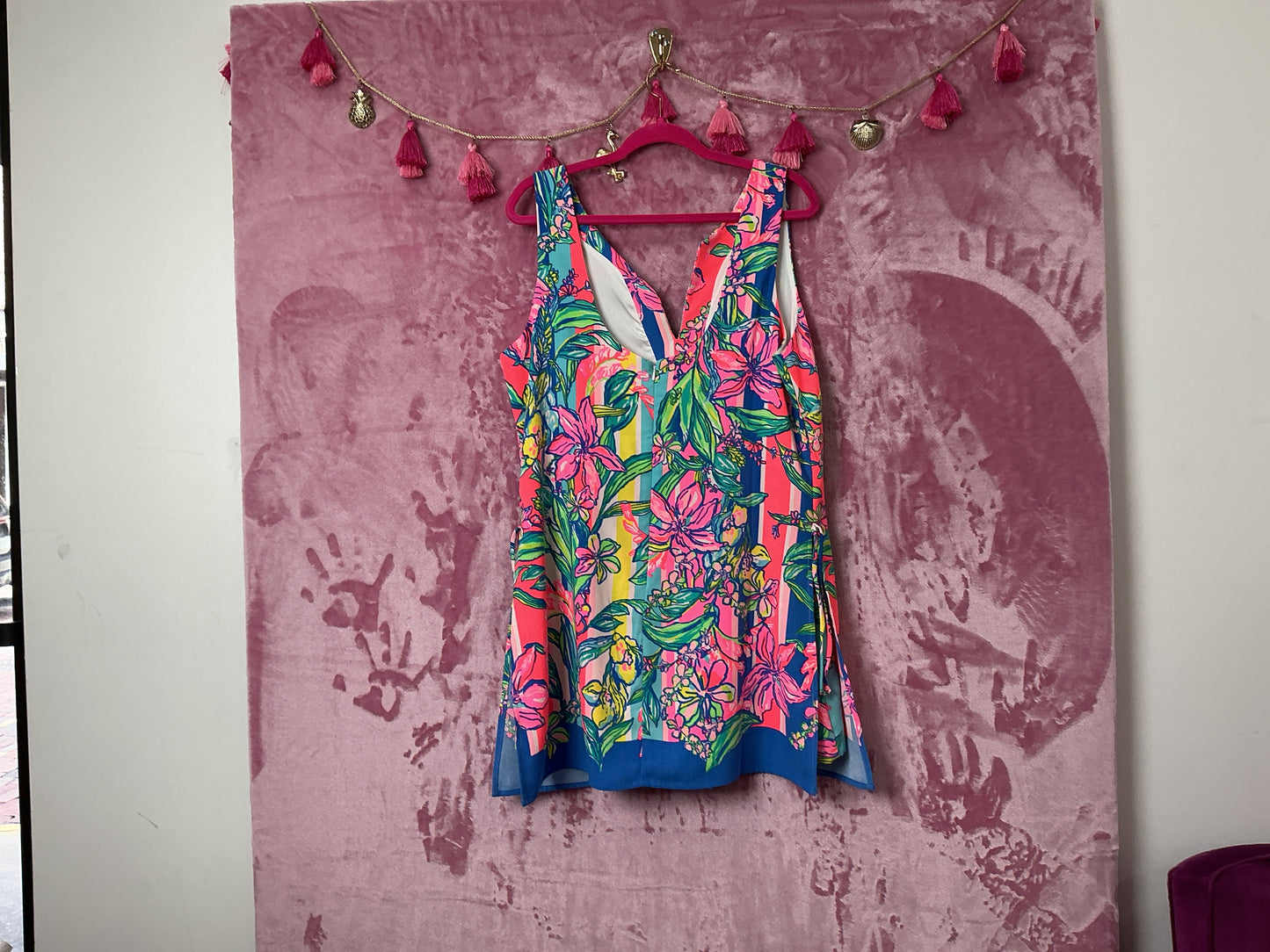 Lilly Pulitzer NWT Donna Romper Easy Tiger Engineered (HARD TO FIND) - Size 14