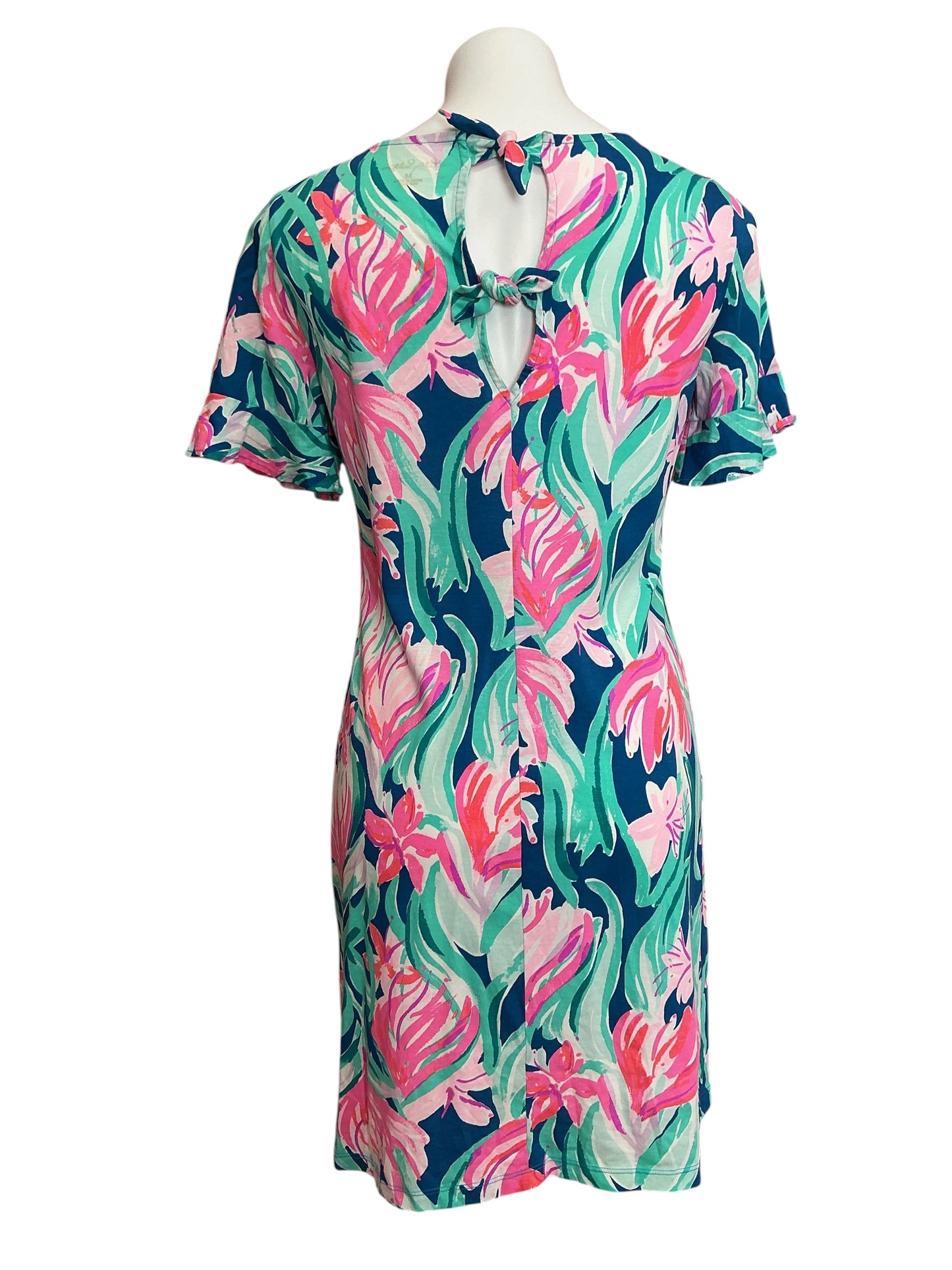 Lilly Pulitzer Mellorie Dress Mr Peacock Dream A Little Dream - Size M