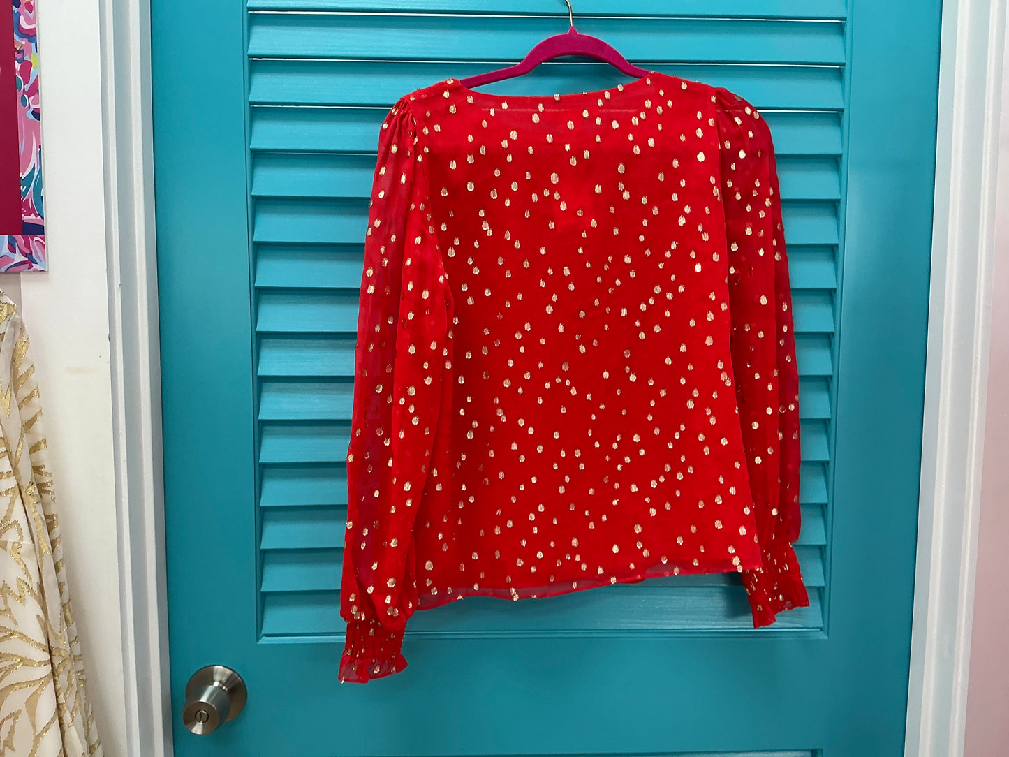 Lilly Pulitzer Long Sleeve Top - Size XS