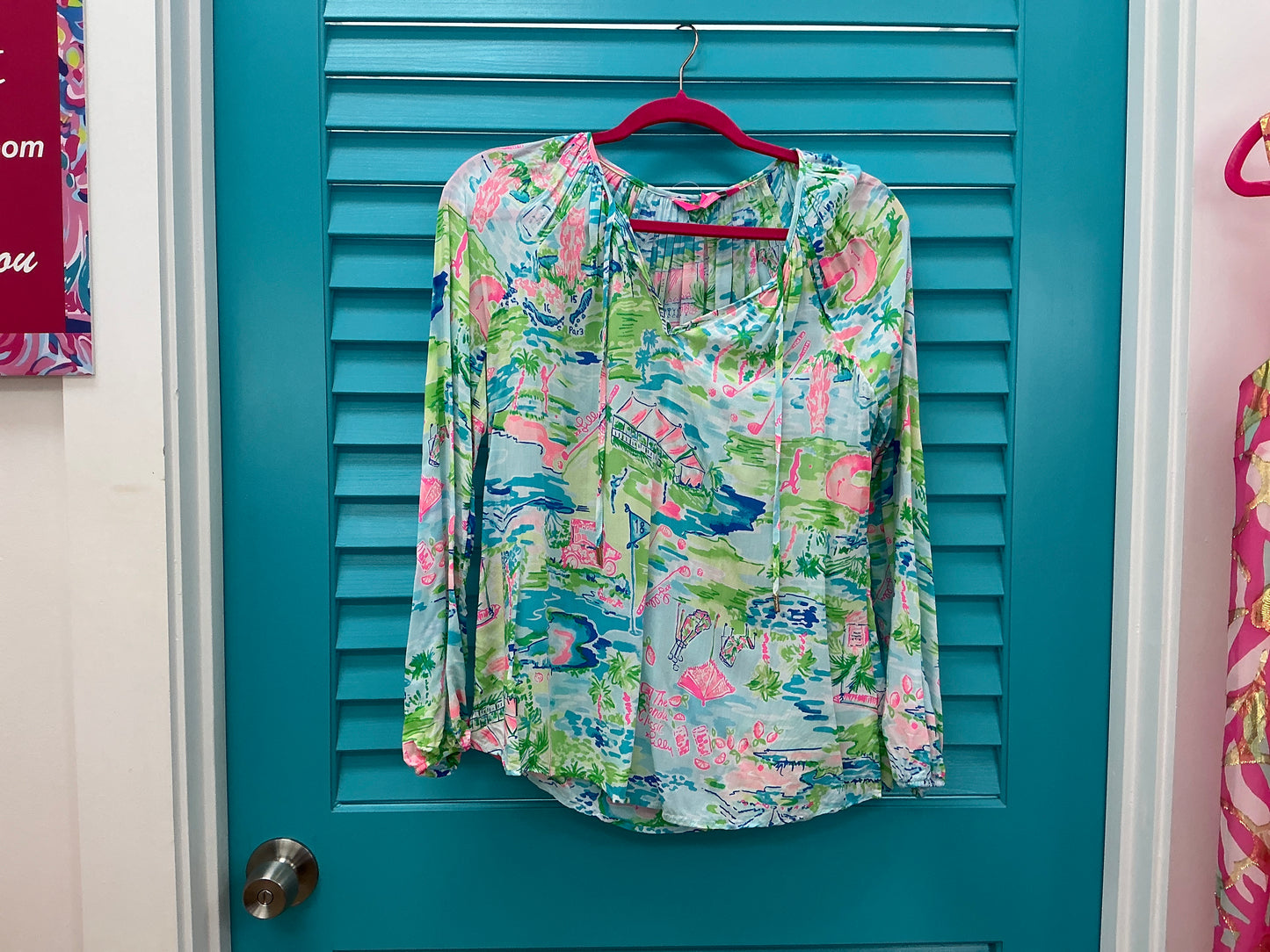 Lilly Pulitzer Long Sleeve Top - Size XS