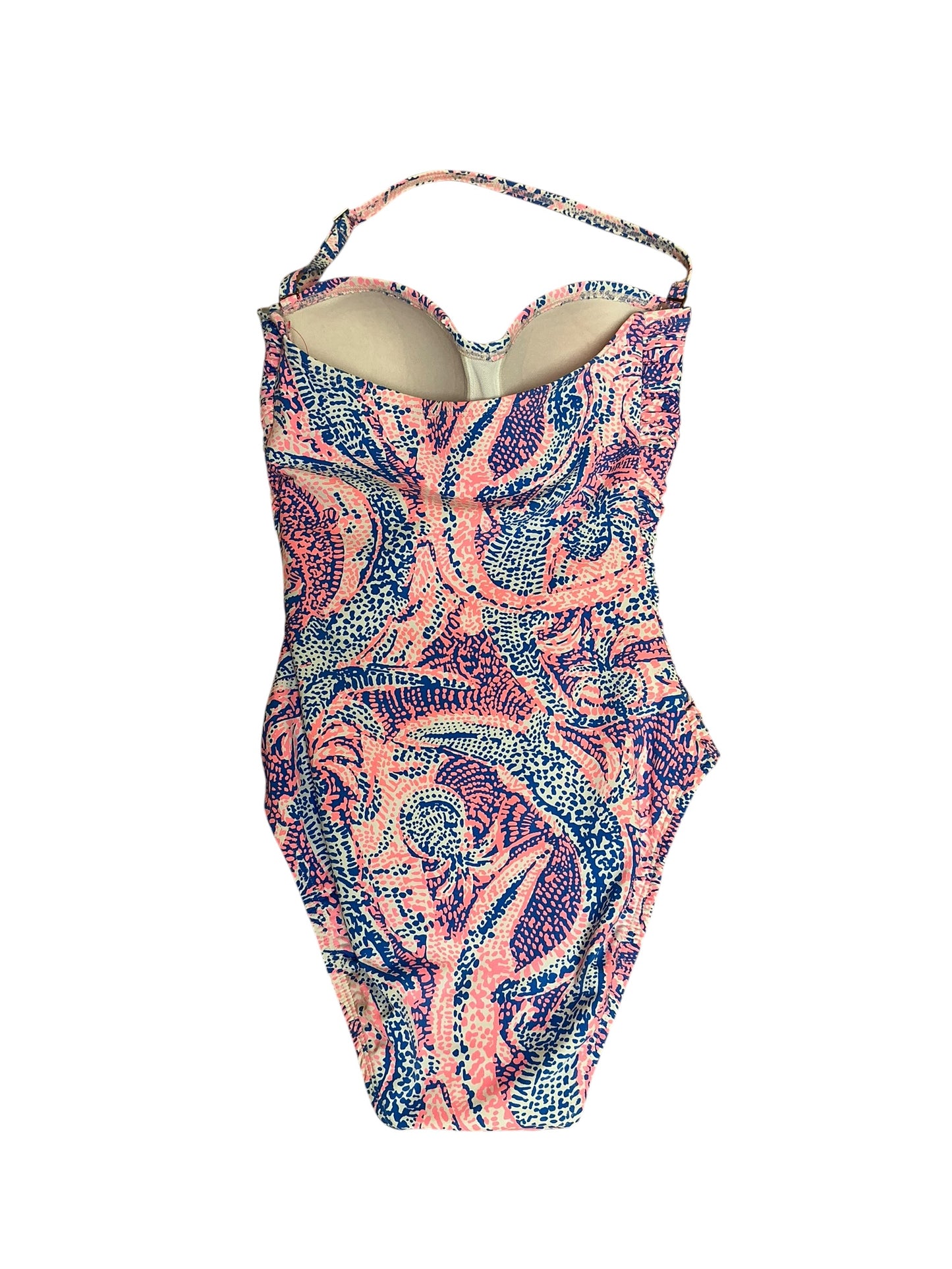 Lilly Pulitzer NWT Flamenco One- Piece Costal Blue Maybe Gator - Size 0