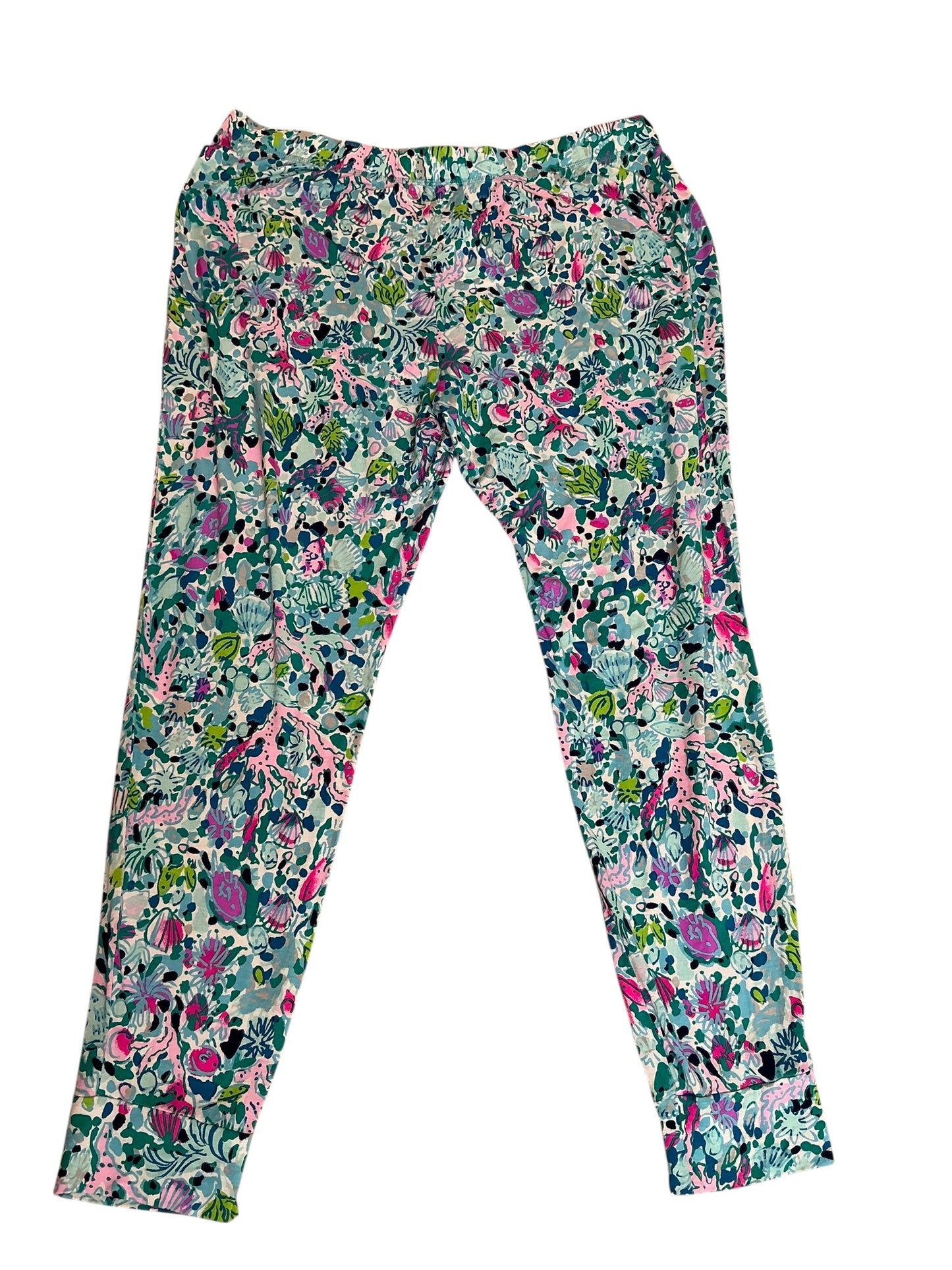 Lilly Pulitzer Tinsley Pajama Pants Multi Dive Bar - Size XL
