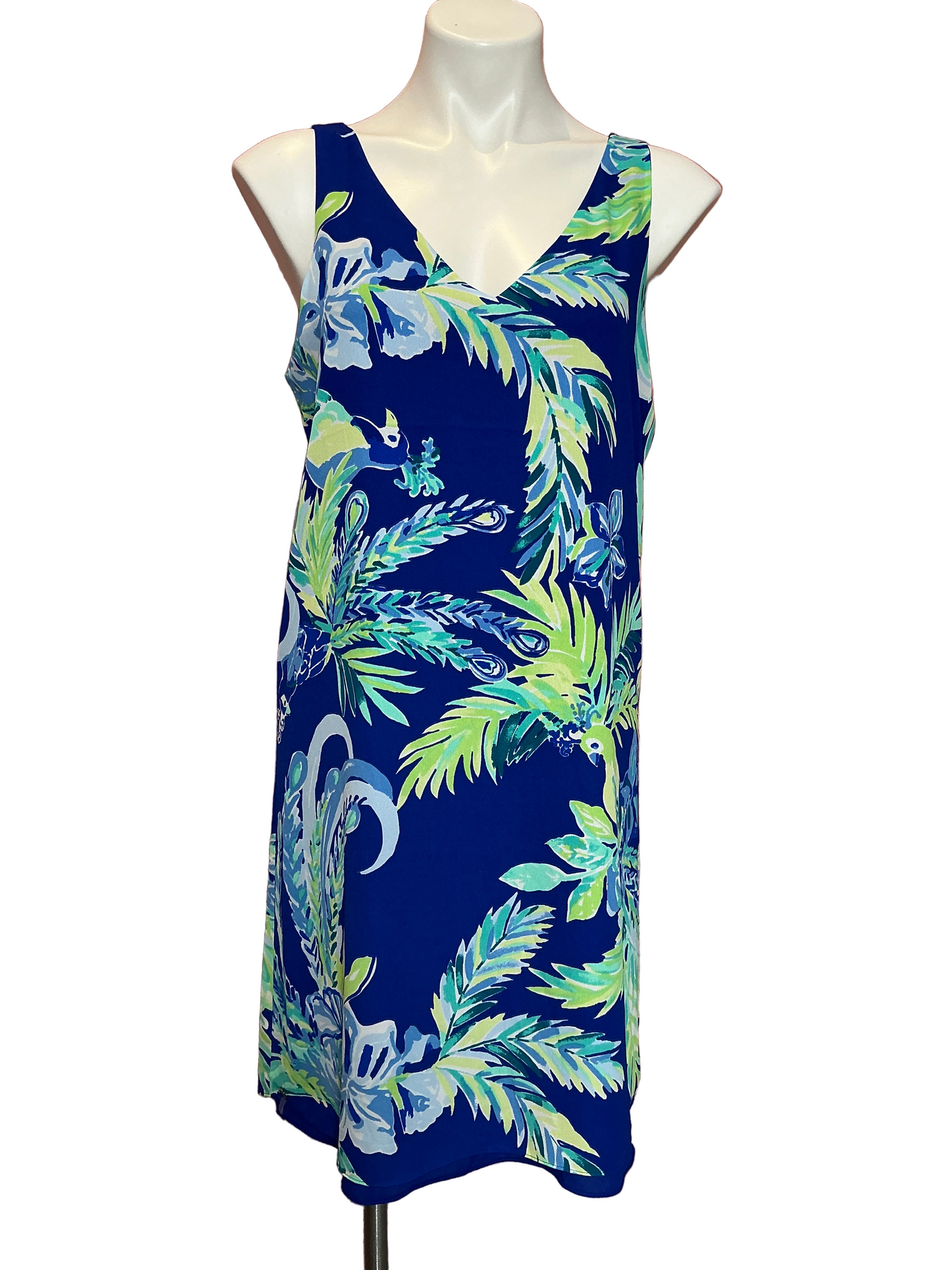 Lilly Pulitzer NWT - Florin V Neck - Twilight Blue - Nest To Nothing - Size M