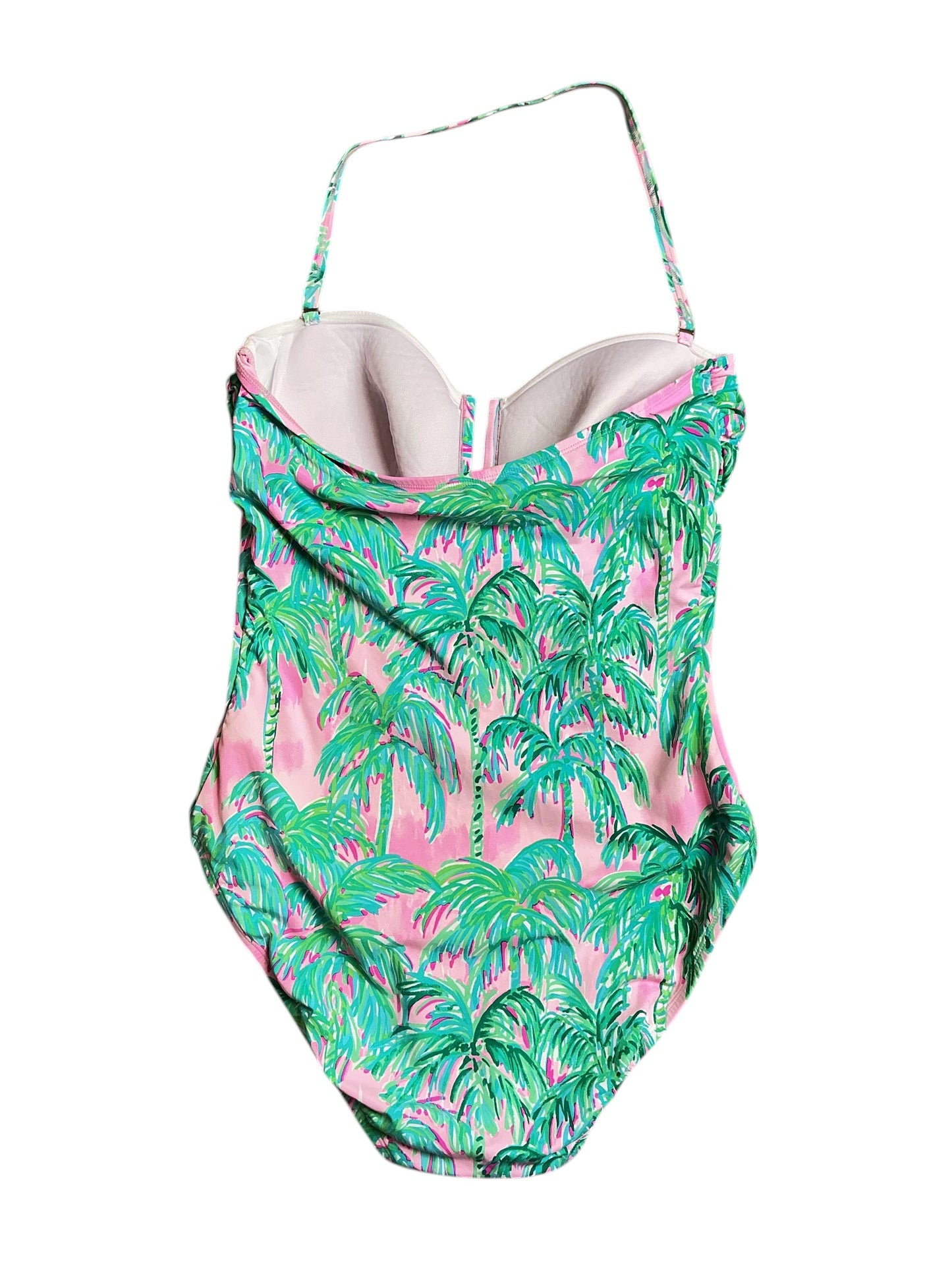 Lilly Pulitzer Dru One Piece - Pink Blossom Suite Views - Size 14