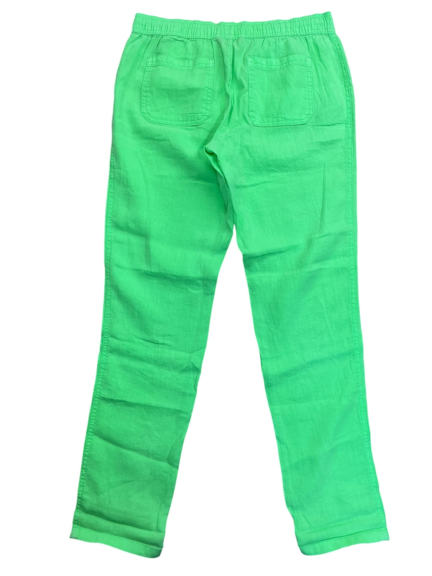 Lilly Pulitzer NWT Taron Linen Pants Lime Zest - Size M