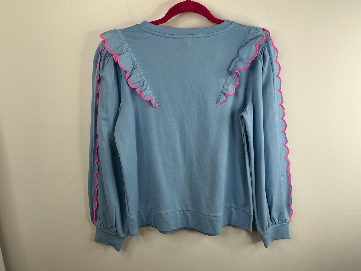 Lilly Pulitzer Suzy Sweatshirt Blue Peri - Size S