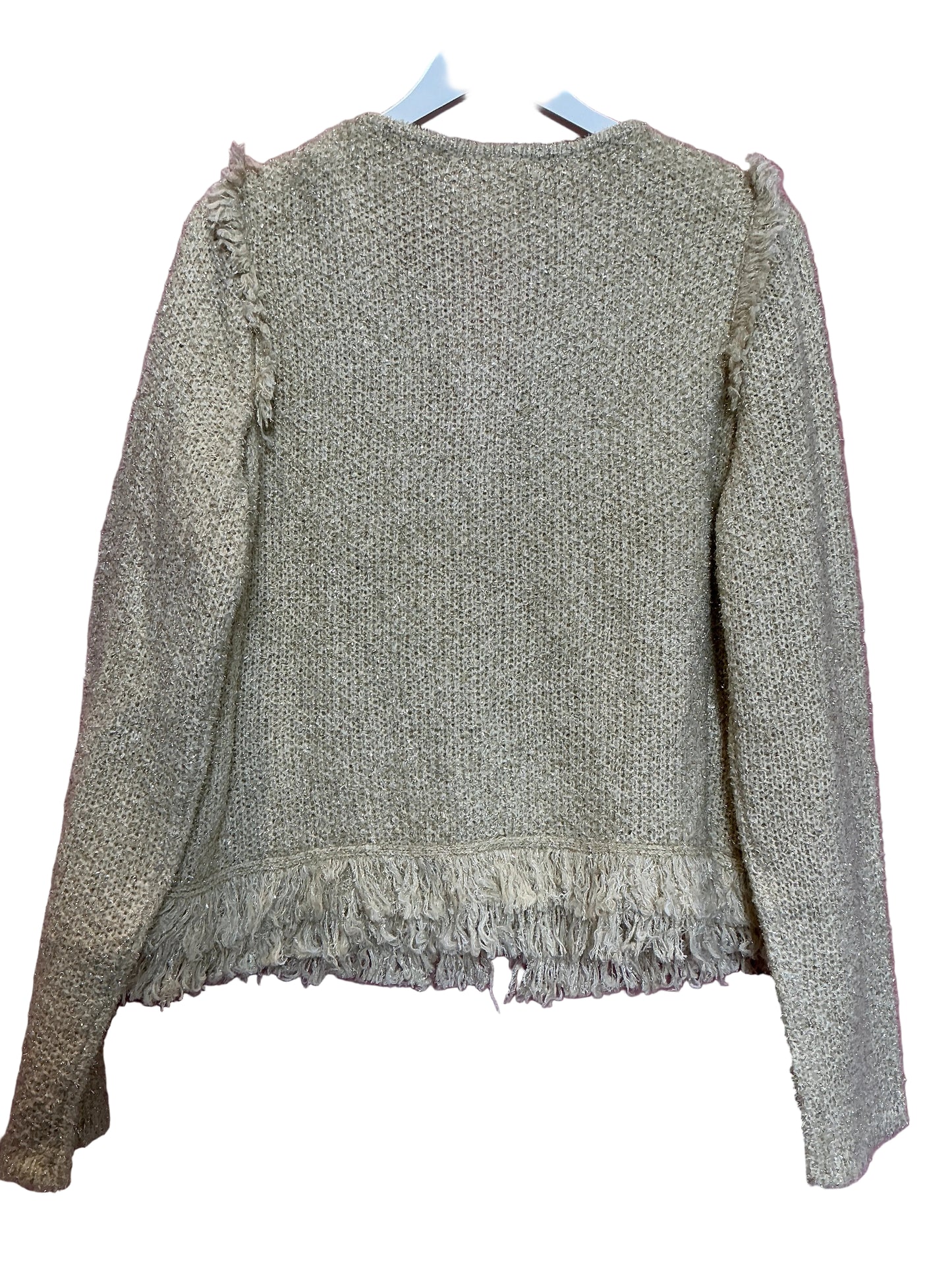 Lilly Pulitzer NWT - Simoro Cardigan - Gold Metallic Tweed - Size XL