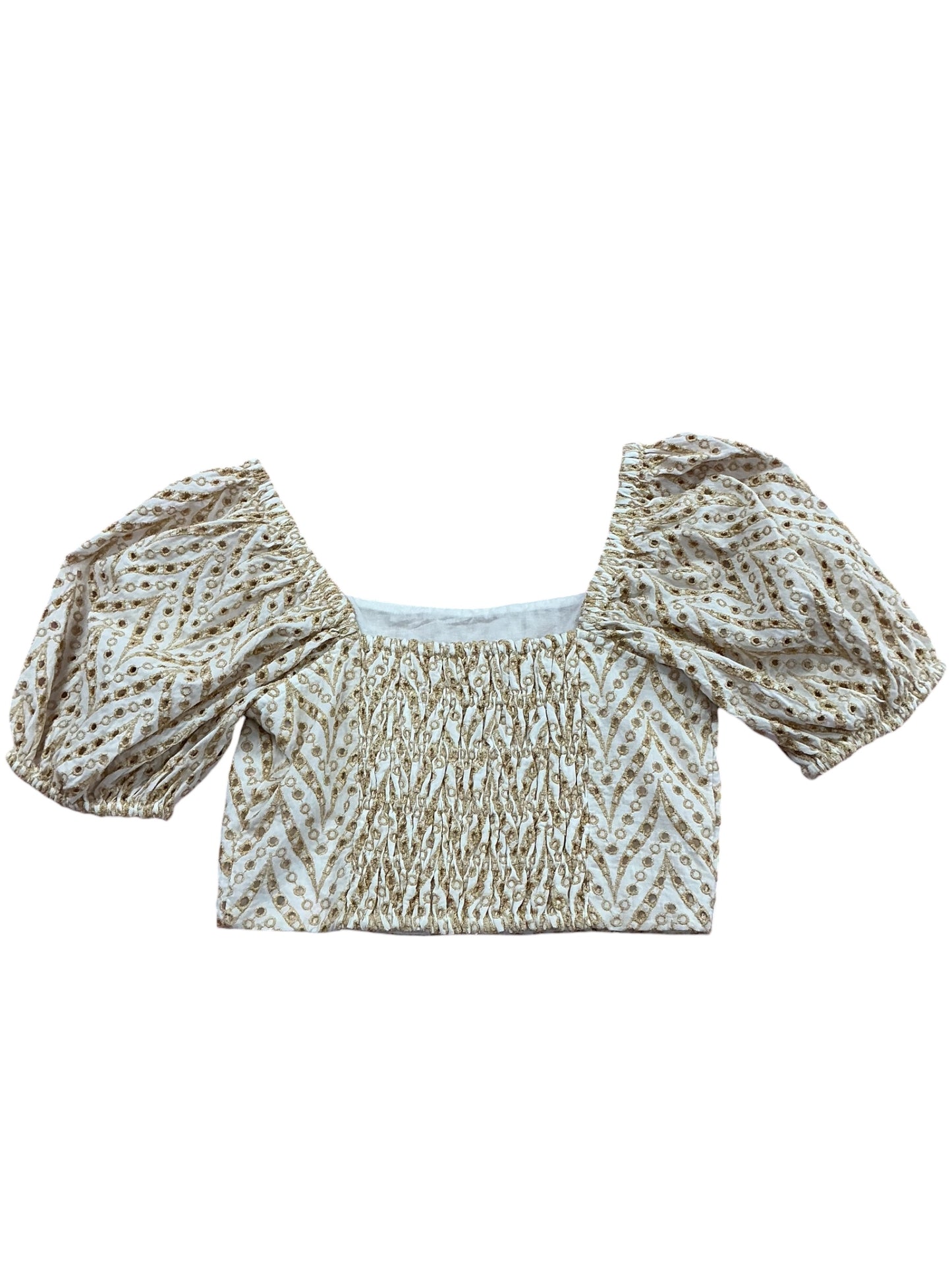 Lilly Pulitzer NWT - Yara Eyelet Set - Sandbar Mermaid Tail Metallic - Size 4