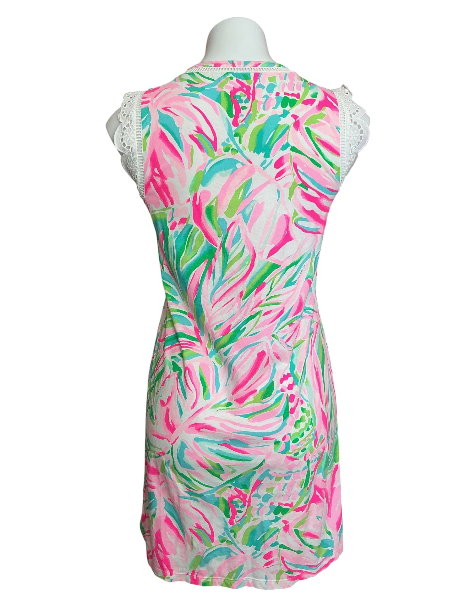 Lilly Pulitzer Agee Dress Croc My World - Size XS
