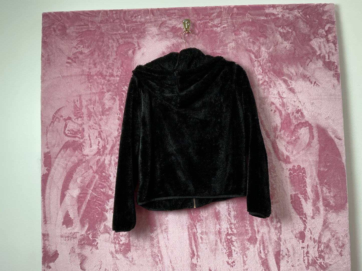 Lilly Pulitzer NWT Everett Sherpa Hoodie Onyx - Size S