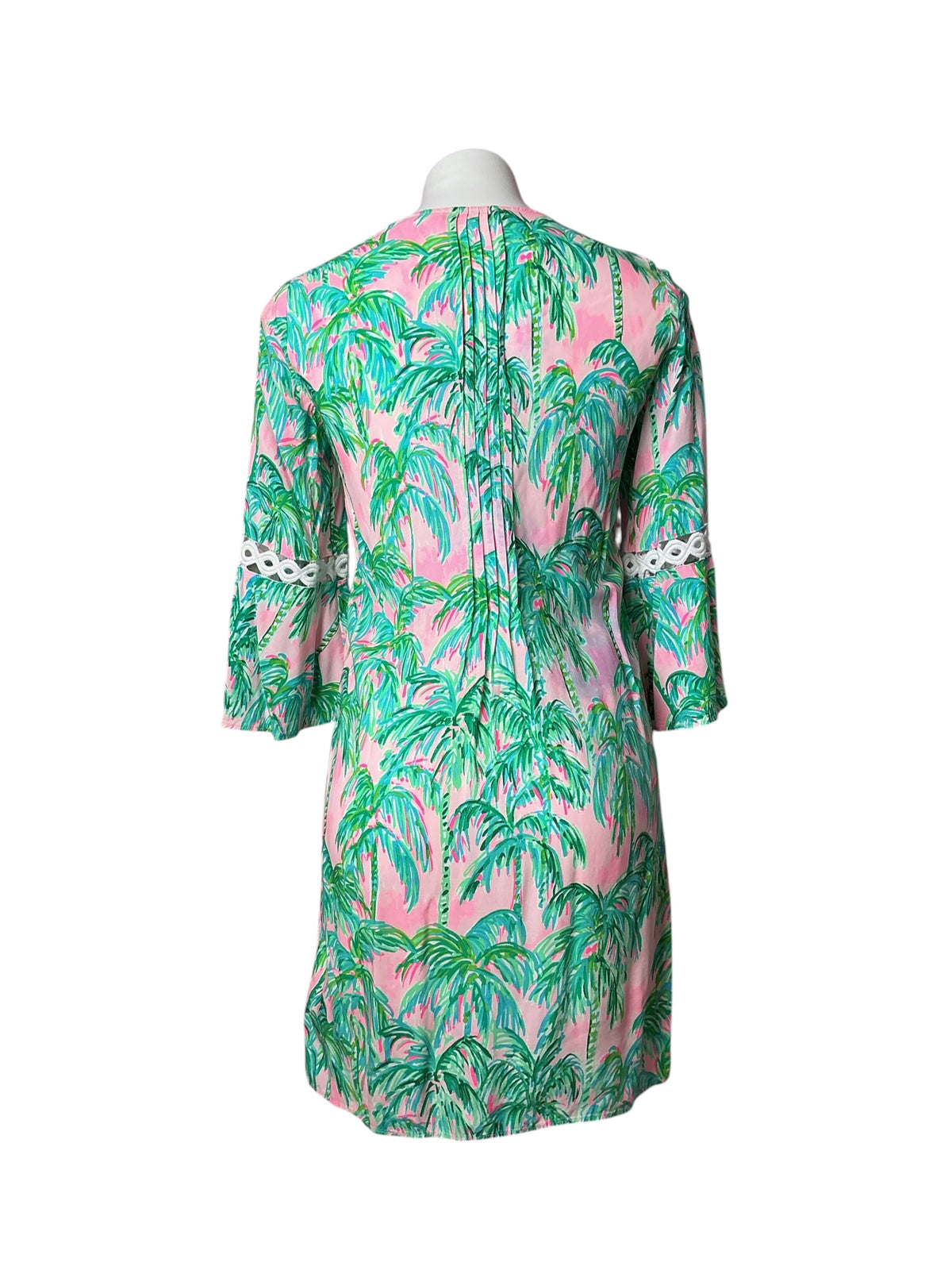 Lilly Pulitzer Hollie Tunic Dress Pink Blossom Suite Views - Size XXS