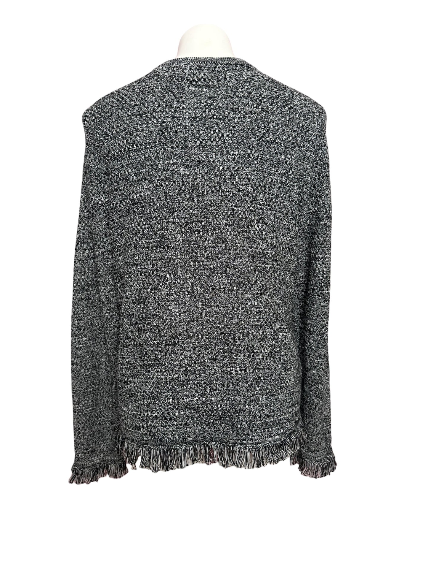 Lilly Pulitzer NWT Kelso Cardigan, Black Marl Size XL