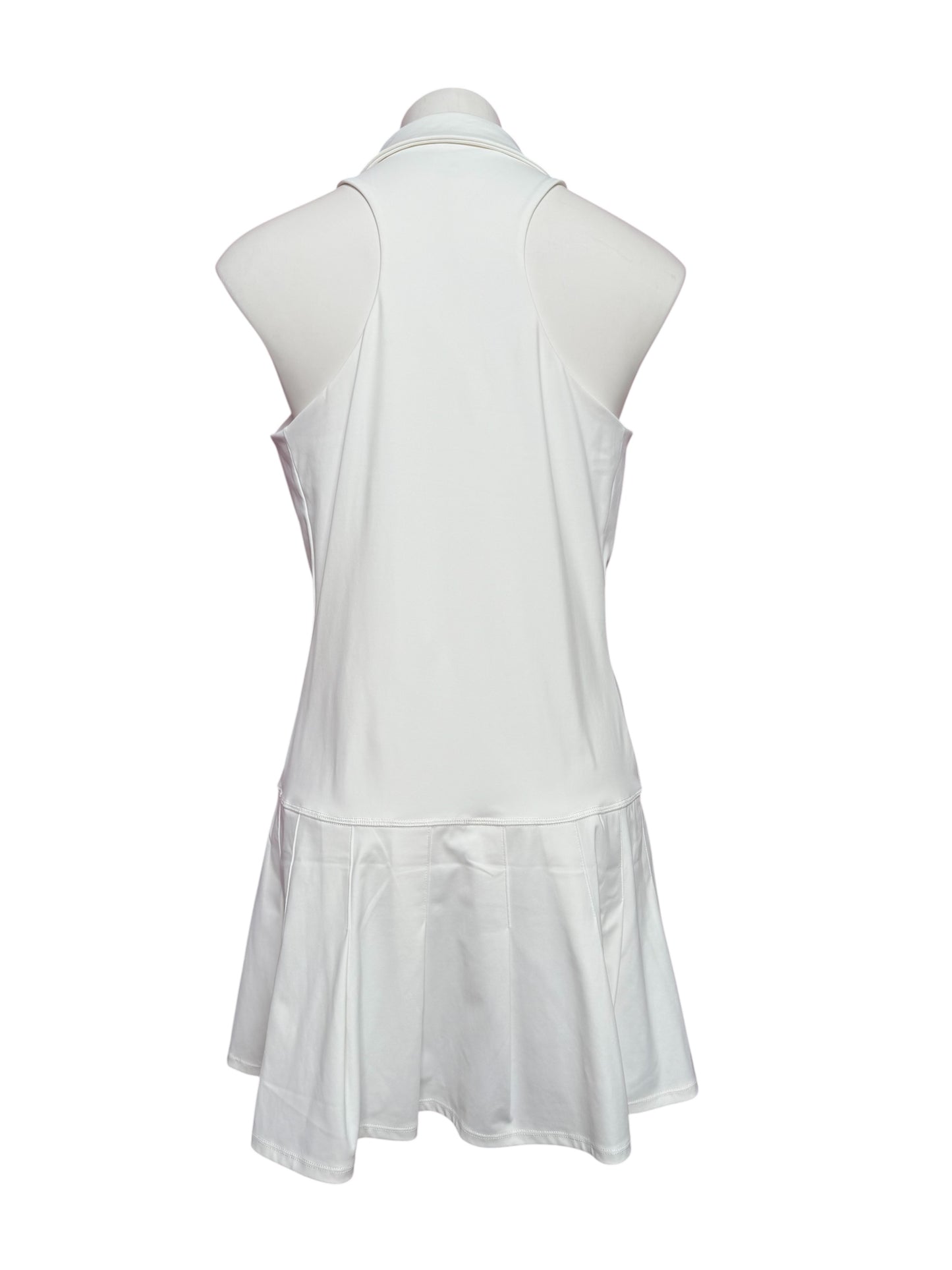 Lilly Pulitzer NWT Dania Pleated Dress UPF 50+, Resort White Size L
