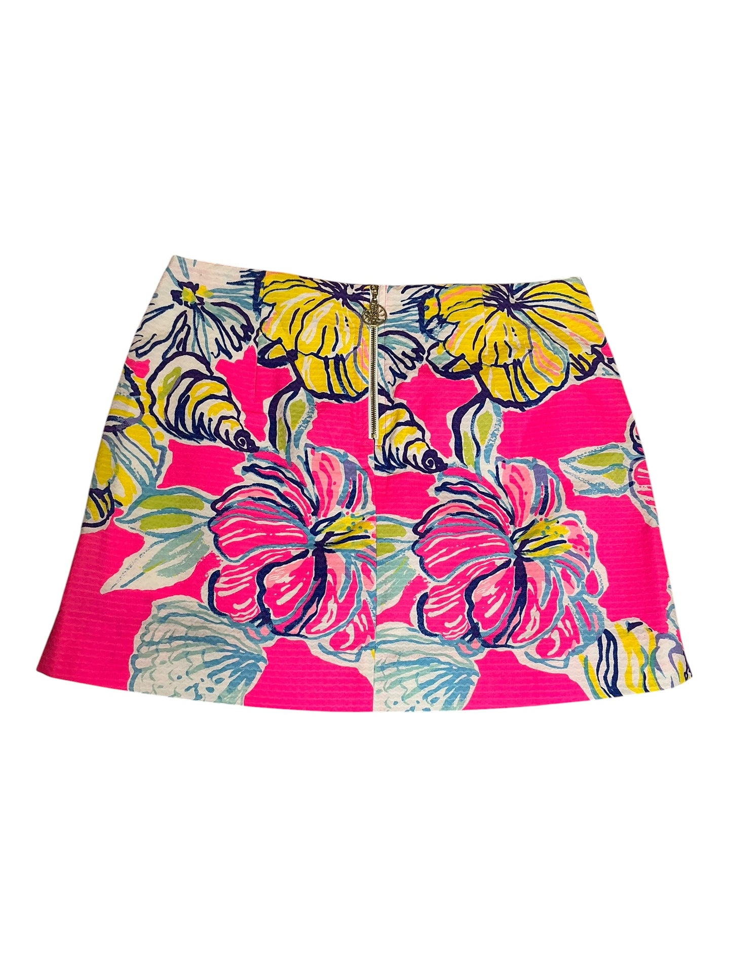 Lilly Pulitzer NWT Marigold Skort Kir Royal Pink Swept By The Tides - Size 12