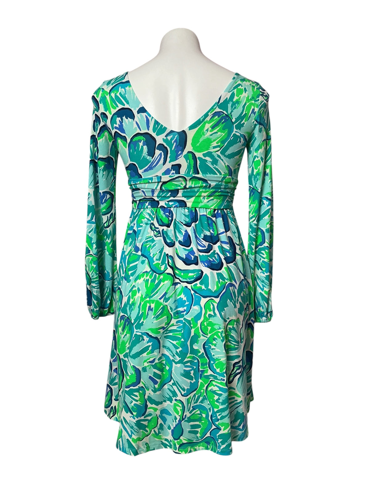 Lilly Pulitzer NWT Fleur Dress Agate Green Lazy River - Size XS