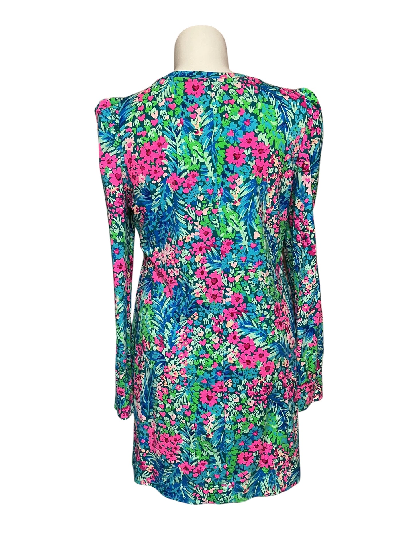 Lilly Pulitzer Jansen Dress - Multi Tiny Garden - Size XL