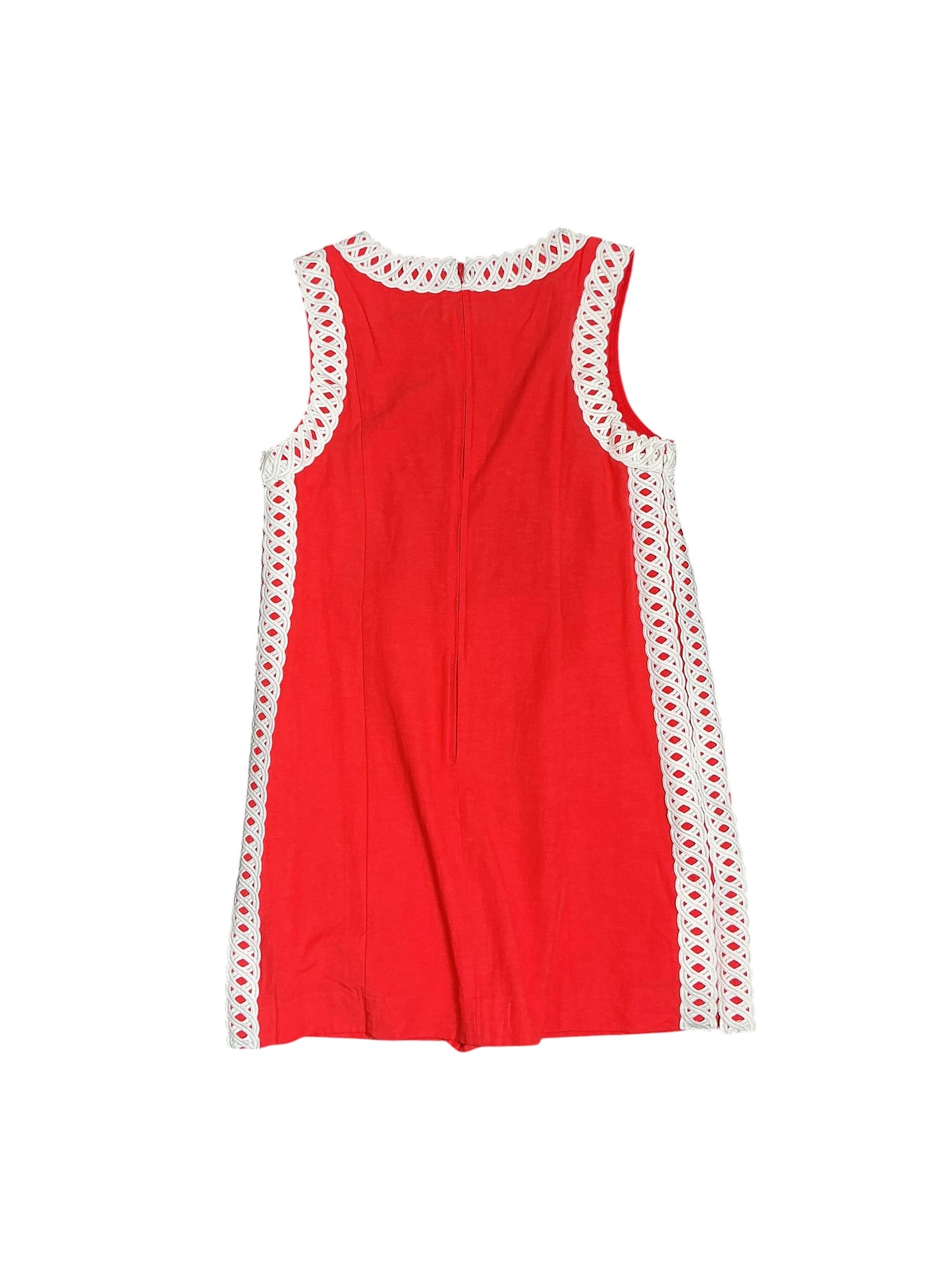 Lilly Pulitzer Sadie Shift Romper Mizner Red - Size 8