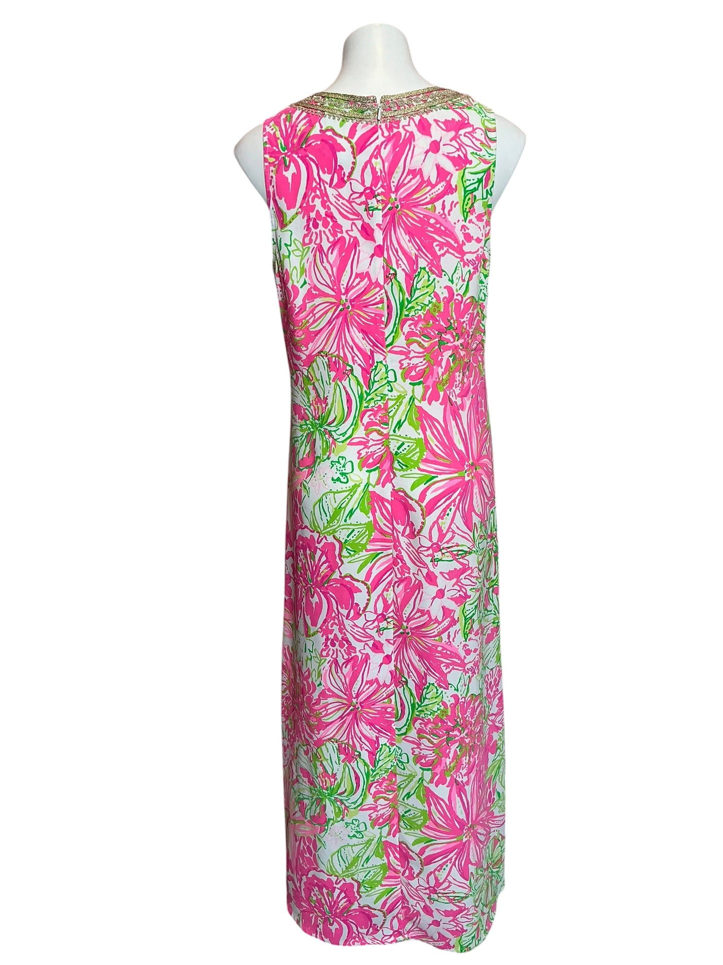 Lilly Pulitzer Carlotta Maxi Dress Resort White Koala Me Maybe - Size 12