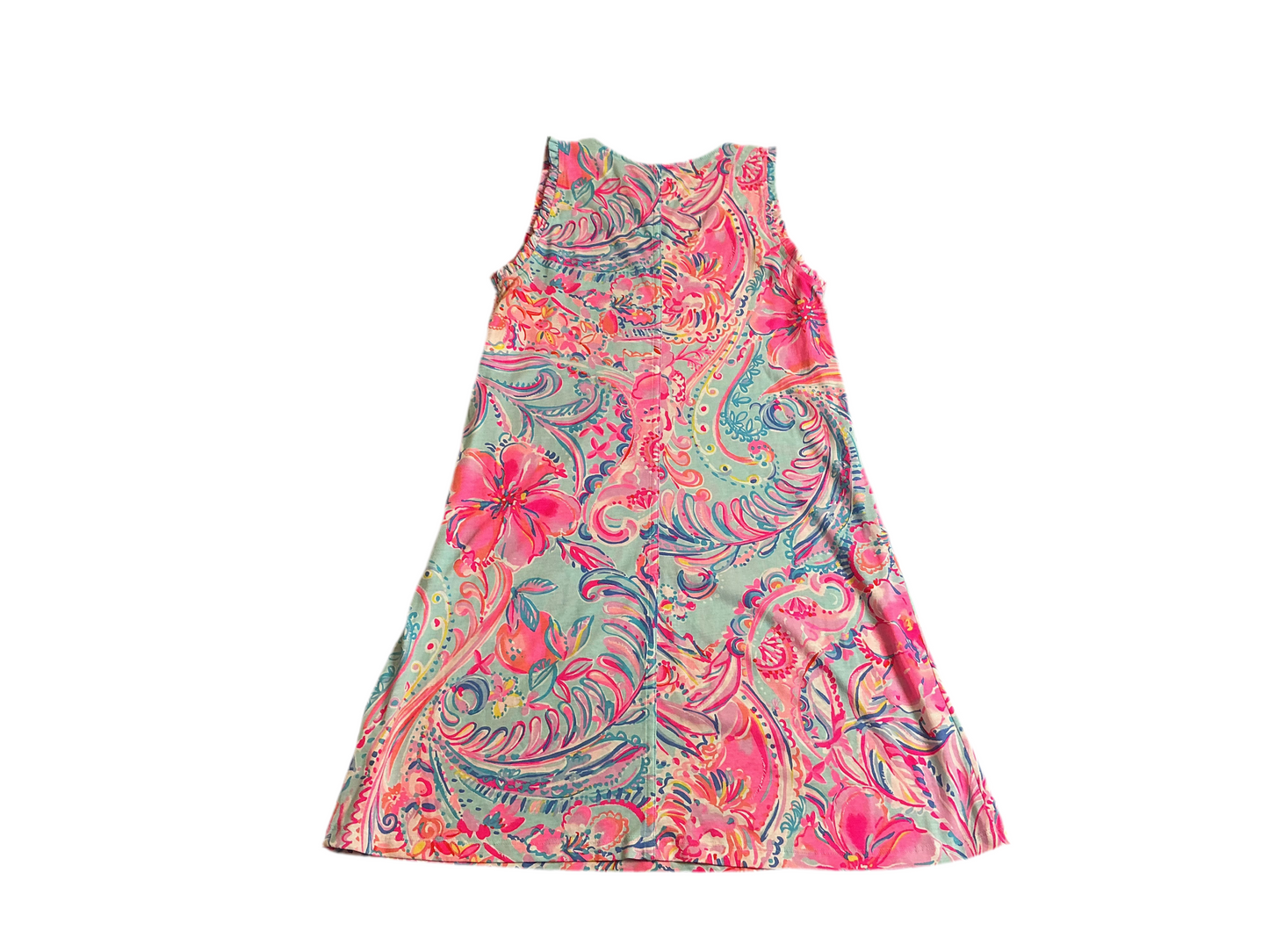 Lilly Pulitzer Dress with a vibrant pink and blue print
- Size XS