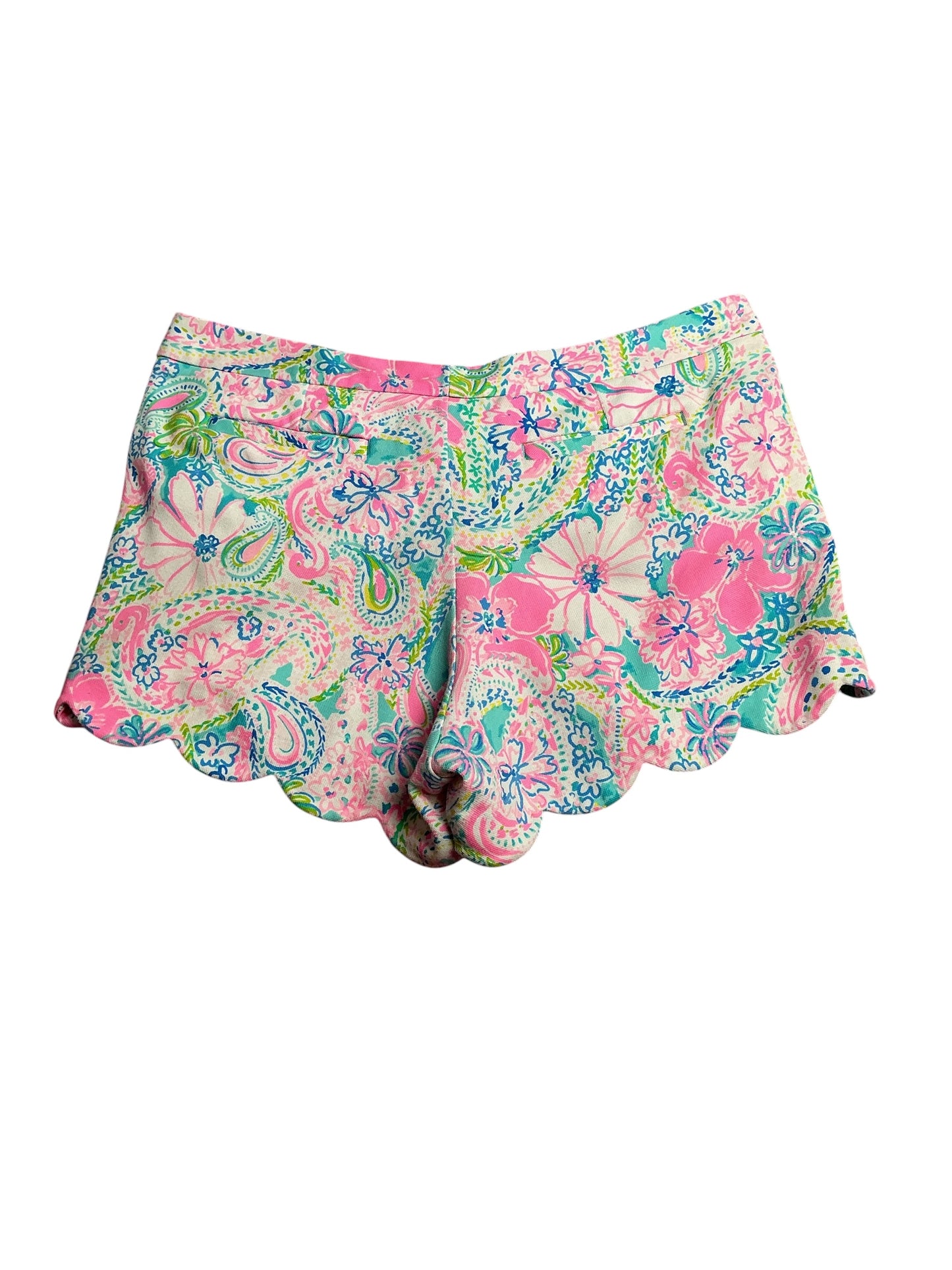 Lilly Pulitzer- Buttercup Knit Scallop Short Flock Full Of Fun Size 16