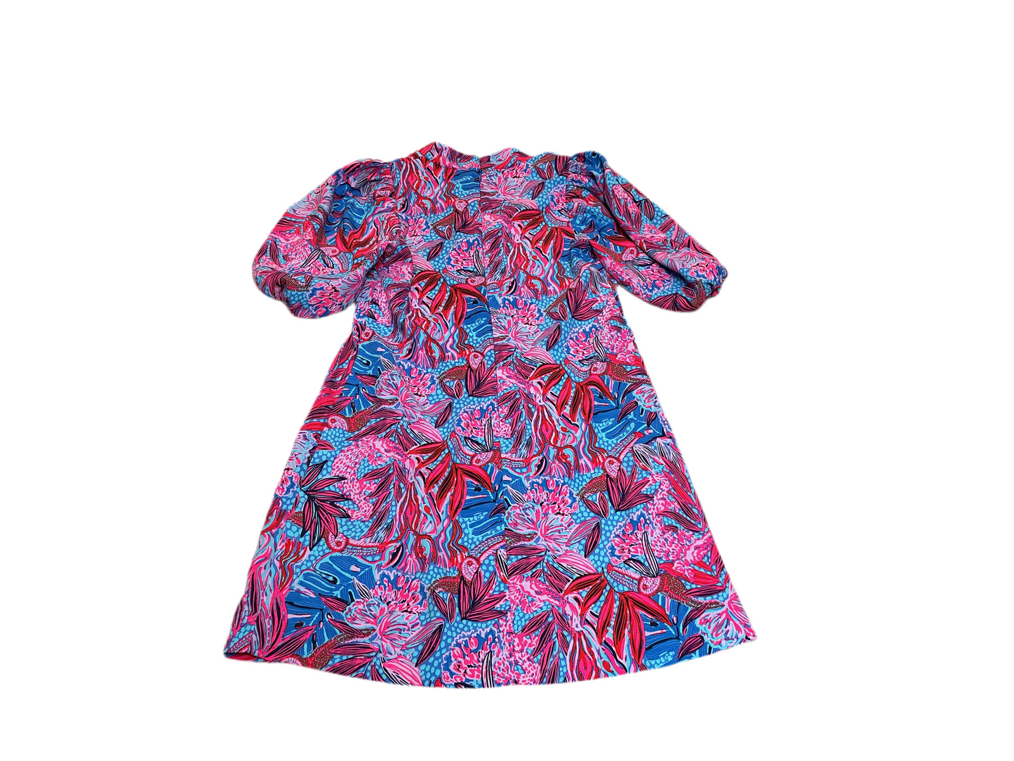 Lilly Pulitzer NWT - Arcella Elbow Sleeve Dress - Ruby Red - Wild Times - Size 00