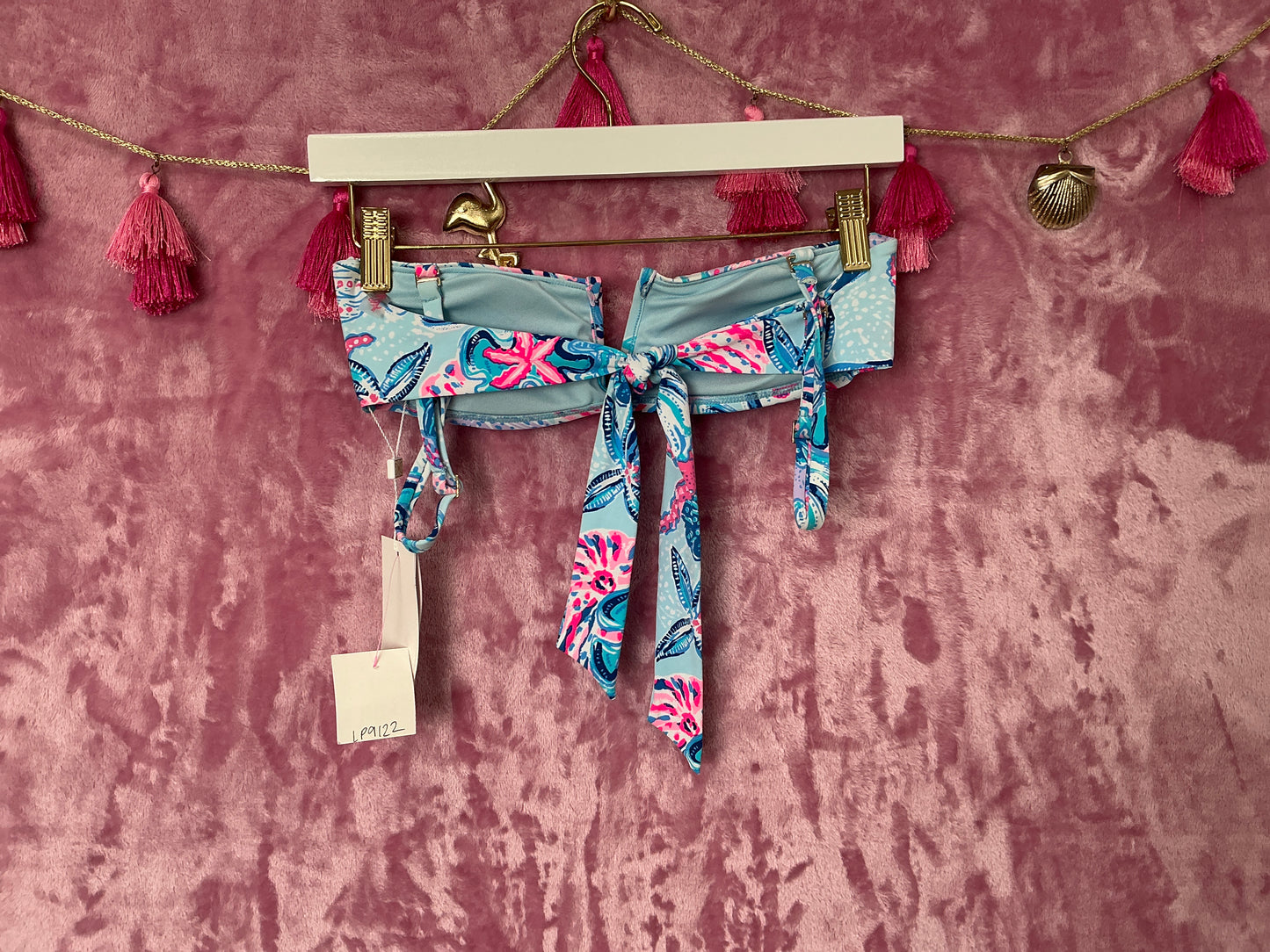 Lilly Pulitzer Bikini Top NWT - Canady Bikini Top - Multi - Bahamas Beachcomber - Size 2