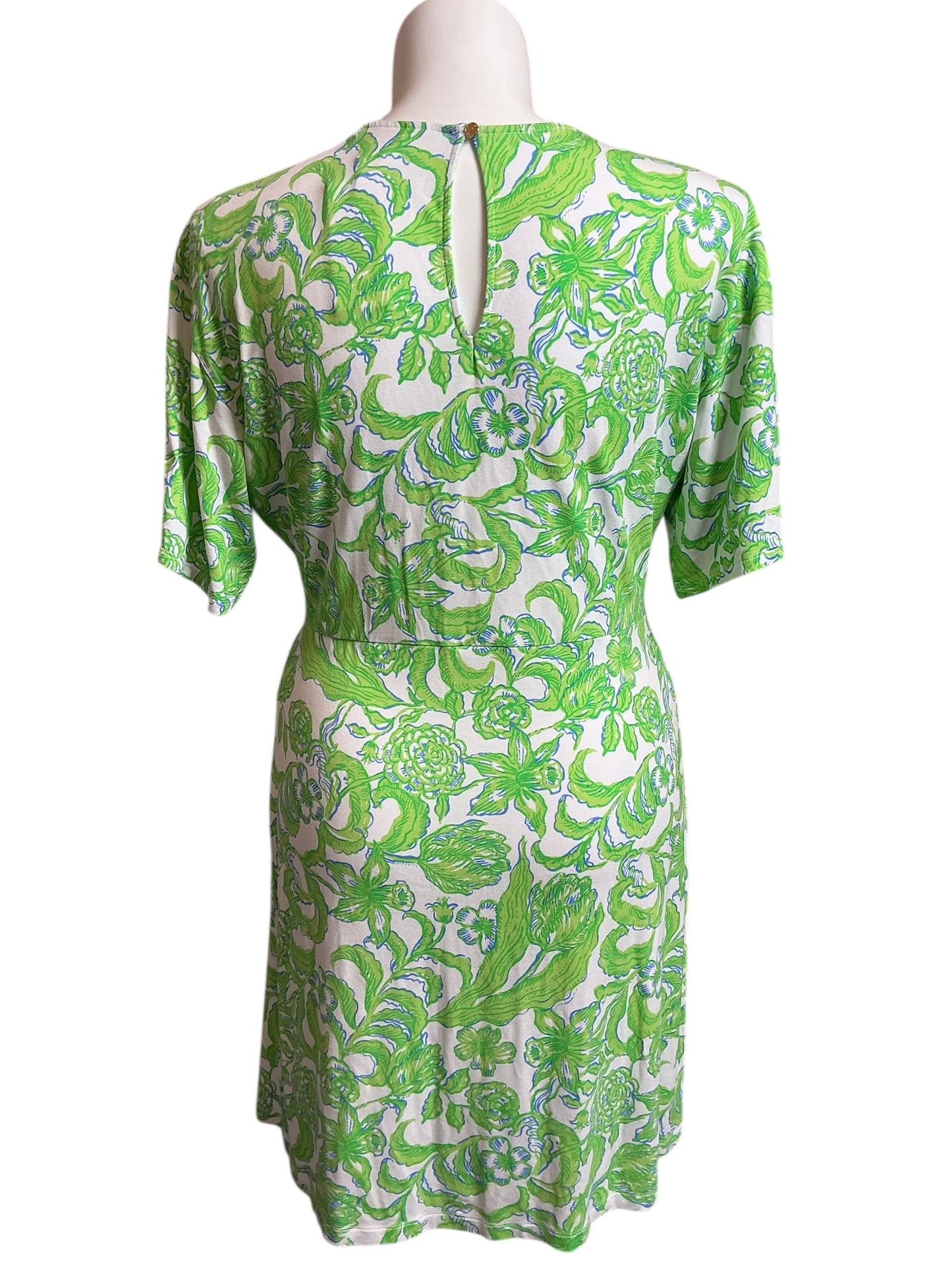 Lilly Pulitzer Shaw Dress Resort White Daffodil Hill - Size L