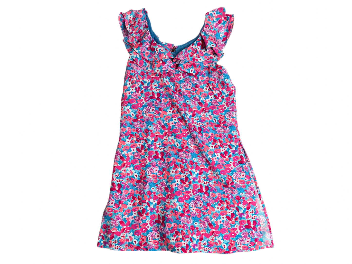 Lily Pulitzer Linwood Ruffle Romper - Aura Pink Baby Bloomer - Size 2
