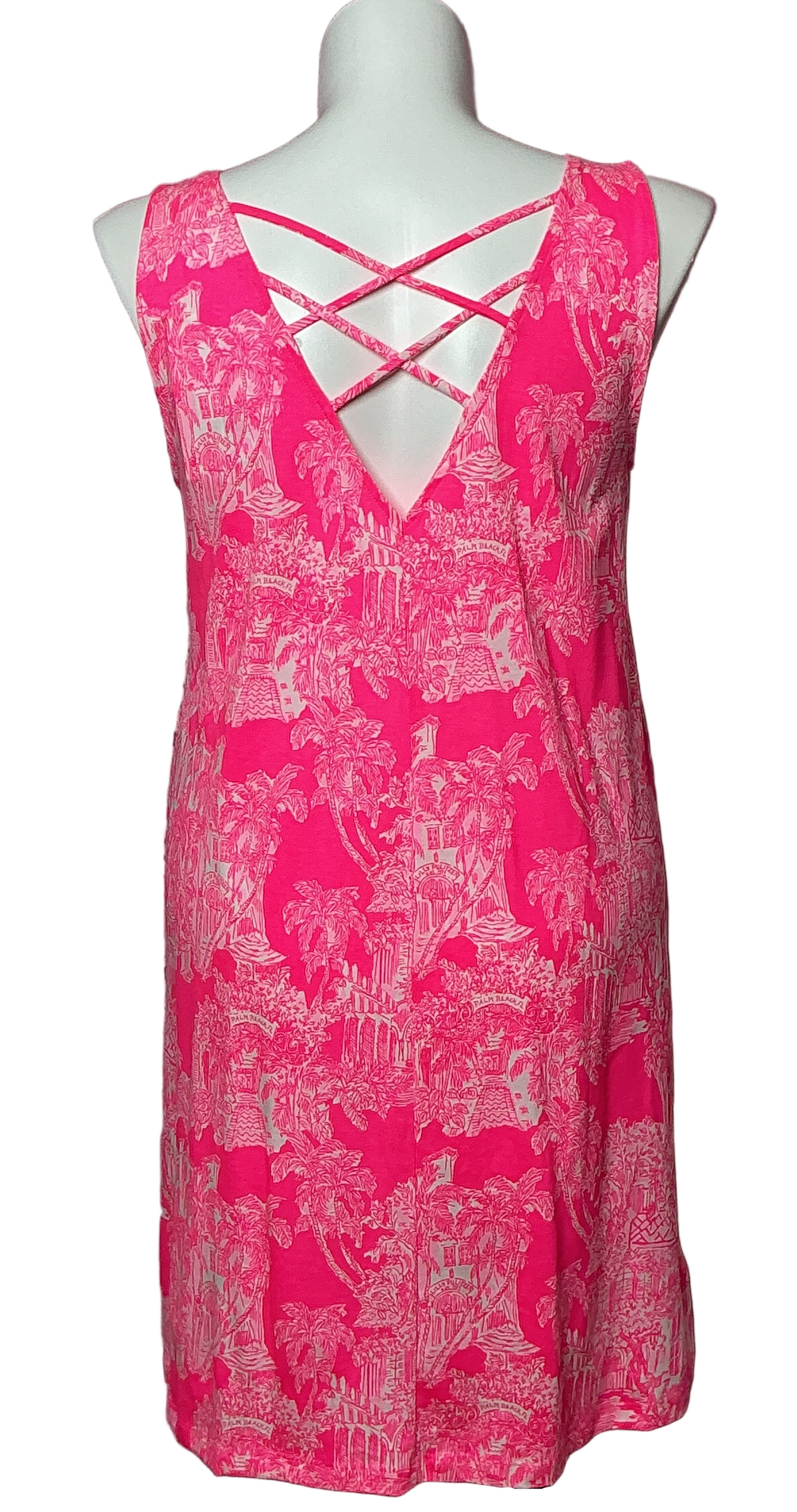 Lilly Pulitzer NWT - Kristen Dress - Roxie Pink PB Anniversary Toile - Size XL
