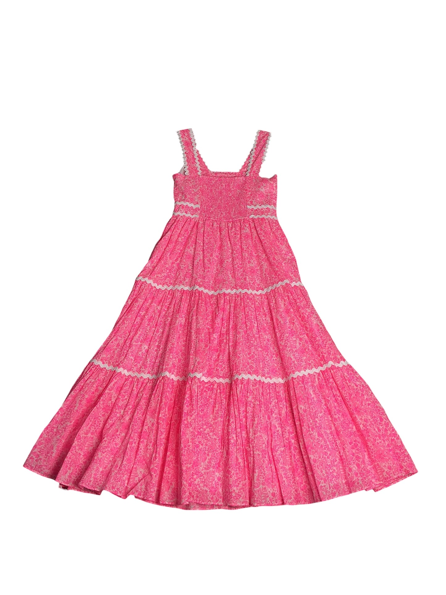 Lilly Pulitzer- NWT Pollie Cotton Midi Dress Pink Shandy Invest A Gator Size 00