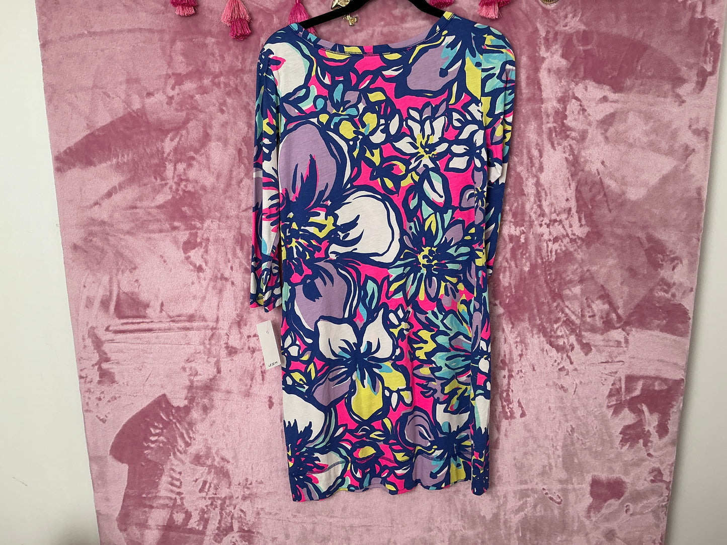 Lilly Pulitzer Palmetto Dress - Tropical Pink Catwalkin - Size M