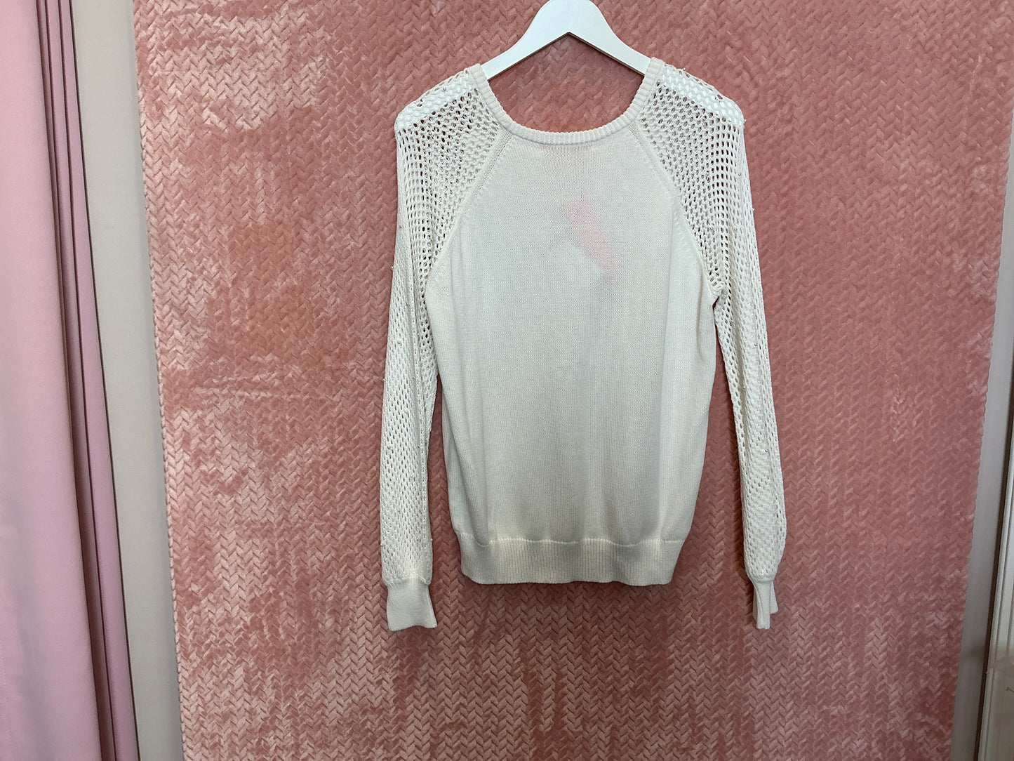 Lilly Pulitzer Sweater NWT - Faira Sweater - Resort White - Pearl Blossom Embroidery - Size XL