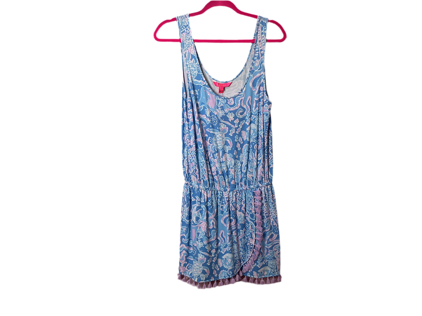 Lilly Pulitzer NWT - Jarrett Romper - Boca Blue Sea What I Sea - Size S