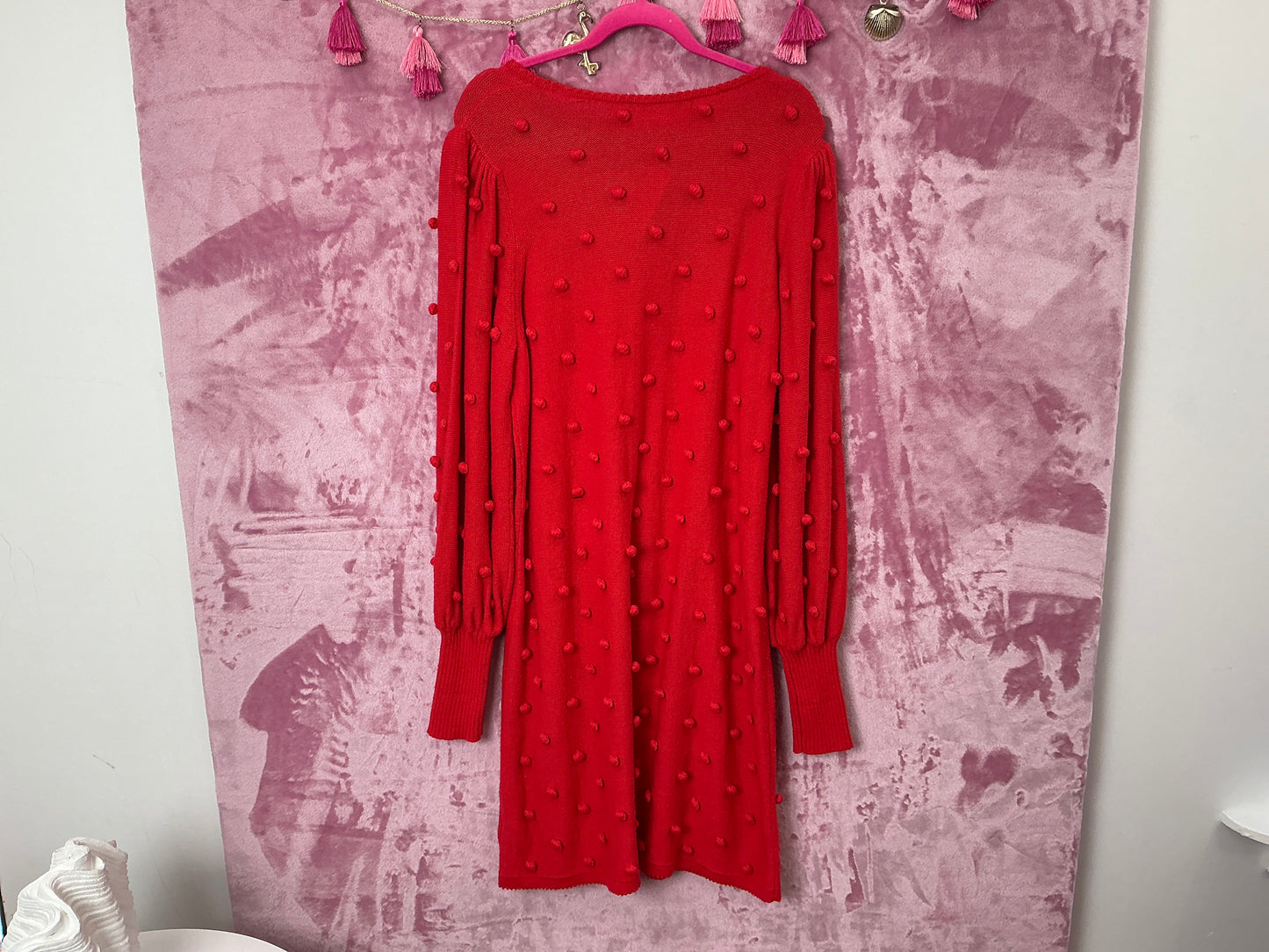 Lilly Pulitzer Kippa Sweater Dress - Ruby Red - Size XXL