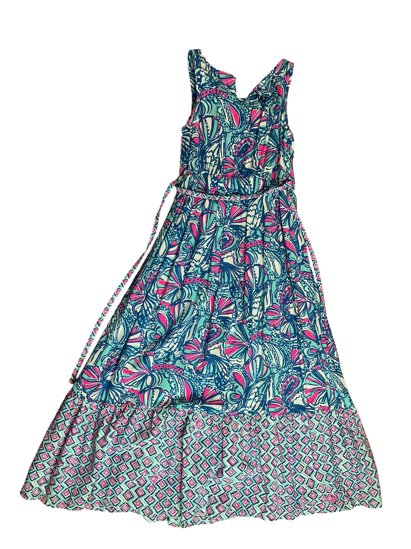 Lilly Pulitzer for Target Kids Girls Sleeveless Maxi Dress My Fans - Size S
