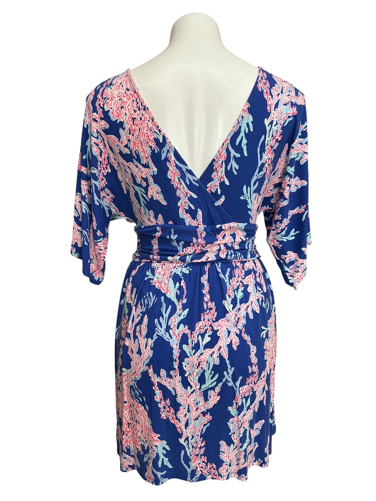 Lilly Pulitzer Parigi Skort Romper Swim On Over Borealis Blue - Size S
