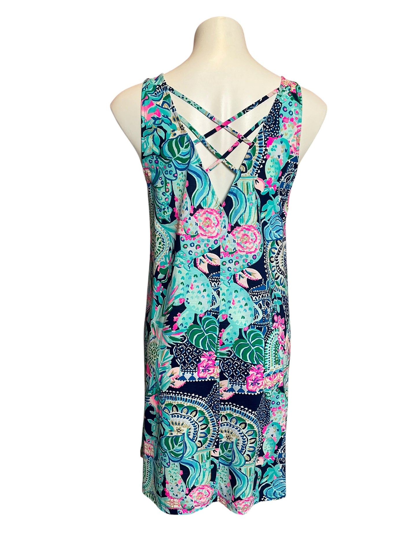Lilly Pulitzer NWT Kristen Dress Multi Lookin Sharp - Size M
