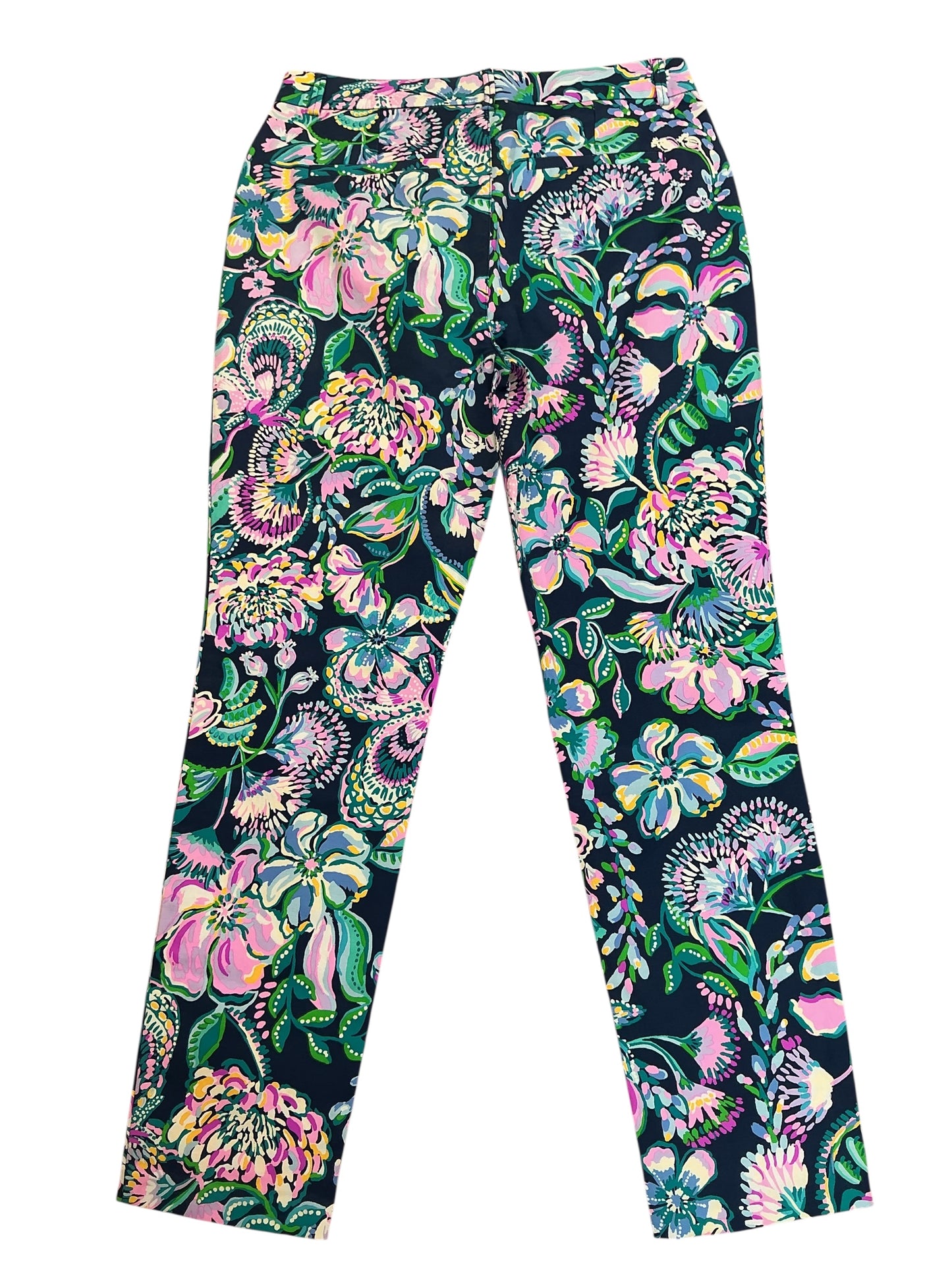 Lilly Pulitzer NWT Kelly Stretch Pants High Tide Navy She’s Got Sol - Size 10