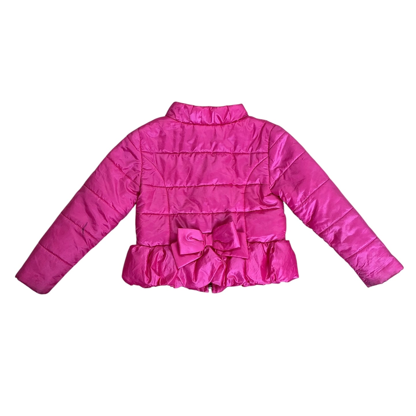 Lilly Pulitzer Girls Kids Mini Kate Puffer Jacket Capri Pink - Size XS (2-3)