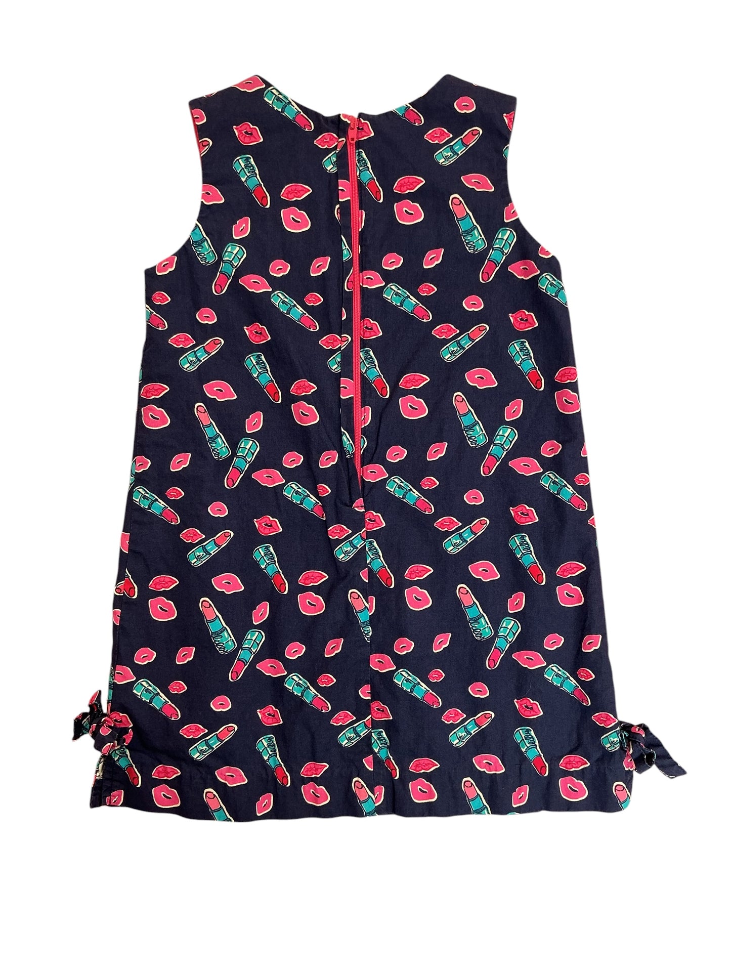 Lilly Pulitzer Kids Girls Little Lilly Classic Shift Dress Kissy Kiss - Size 5