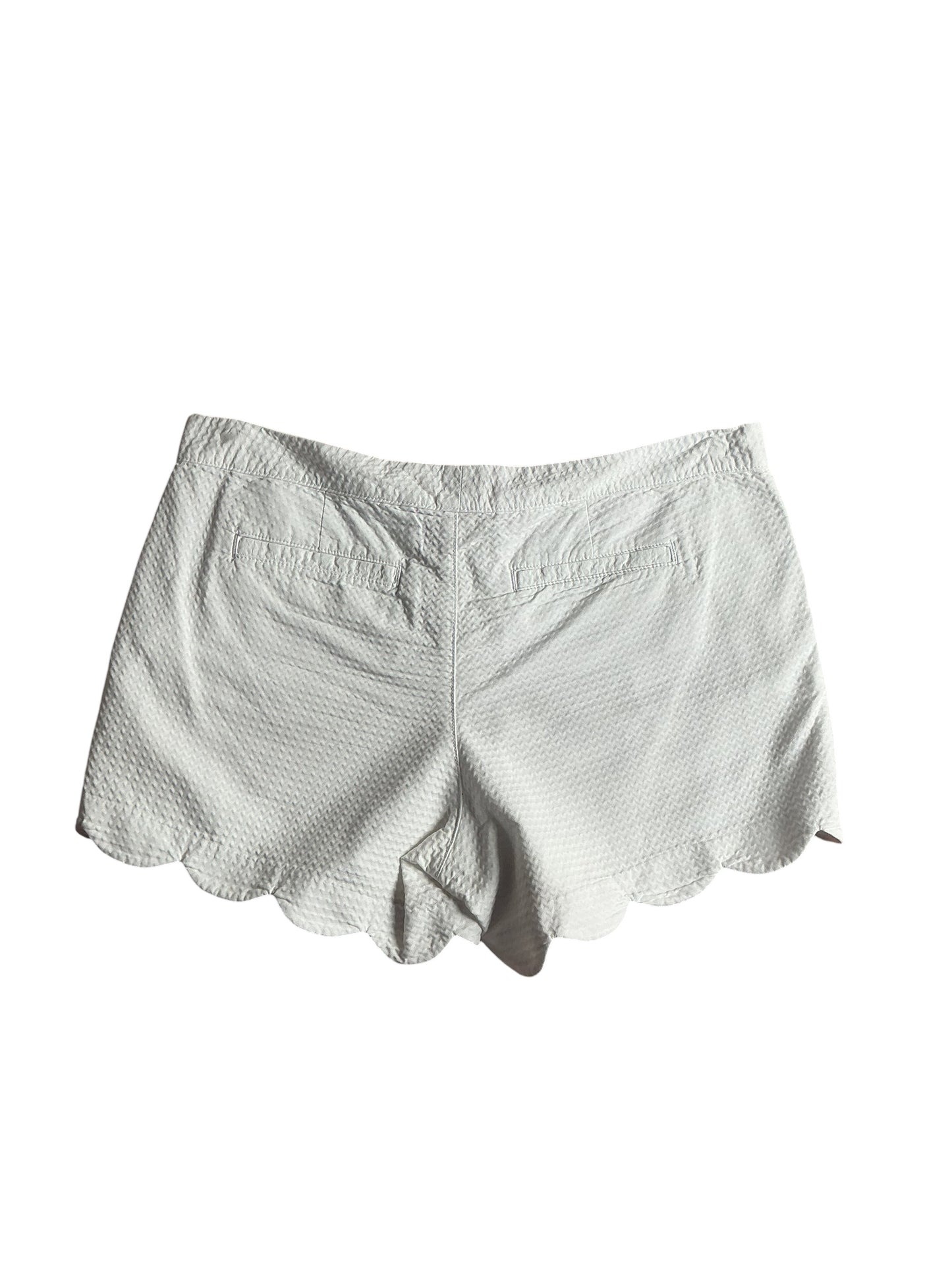 Lilly Pulitzer Buttercup Scallop Hem Short Resort White - Size 14