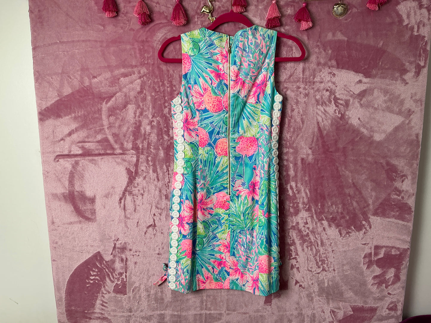 Lilly Pulitzer Mila Stretch Shift Dress - Hot On The Scene - Size 0