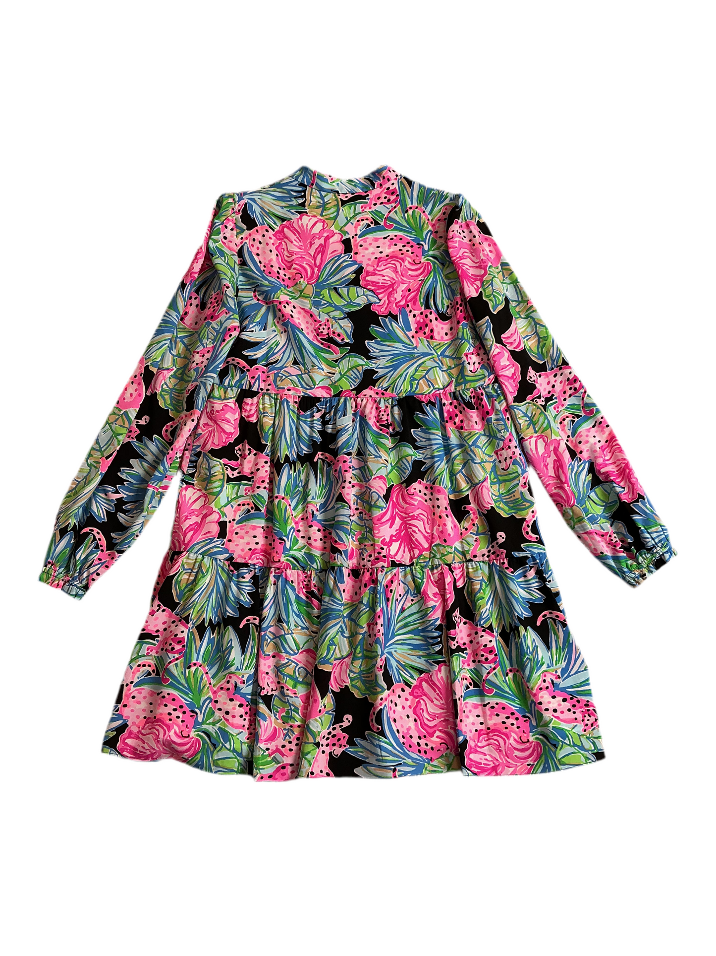 Lilly Pulitzer NWT Winona Stretch Dress Onyx Jaguar Jungle - Size S