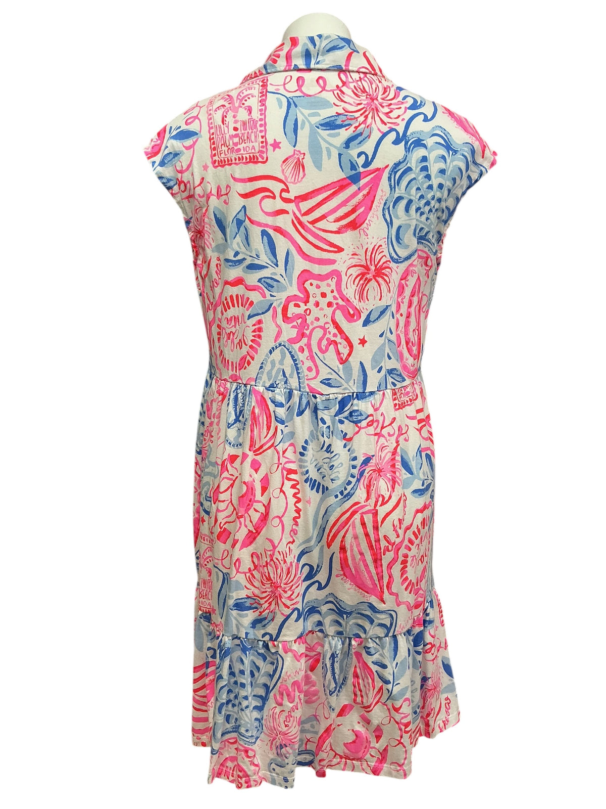 Lilly Pulitzer Arley Dress Resort White Sun Sea Sand - Size M