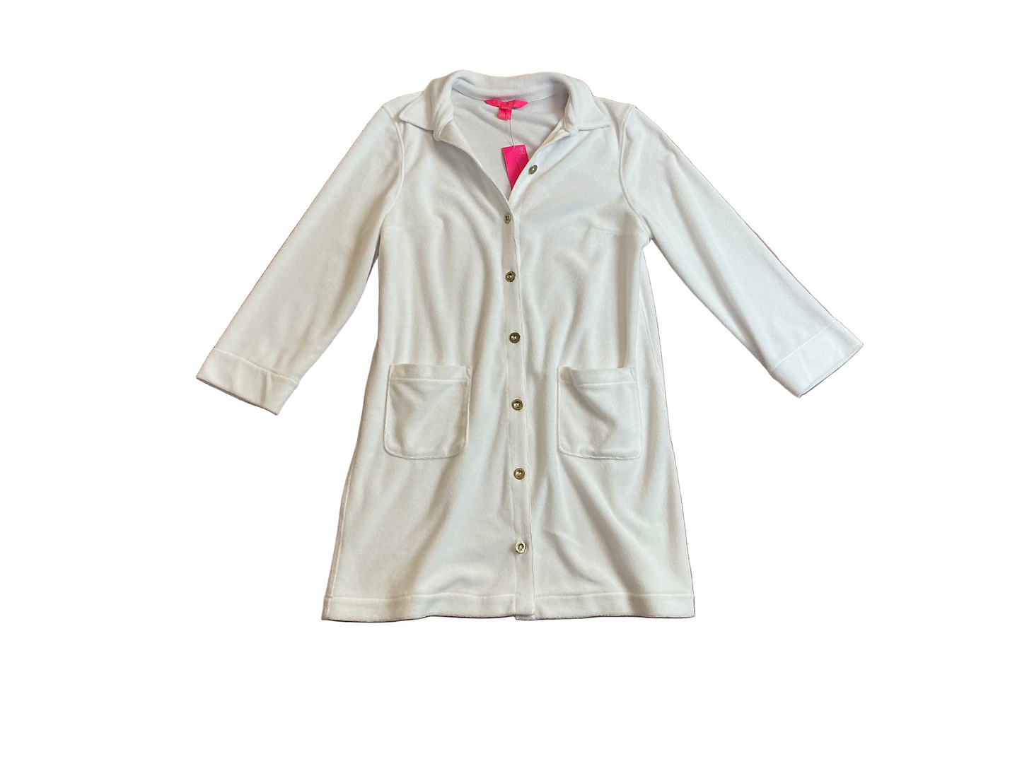 Lilly Pulitzer NWT Natalie terry coverup resort white - Size XXS